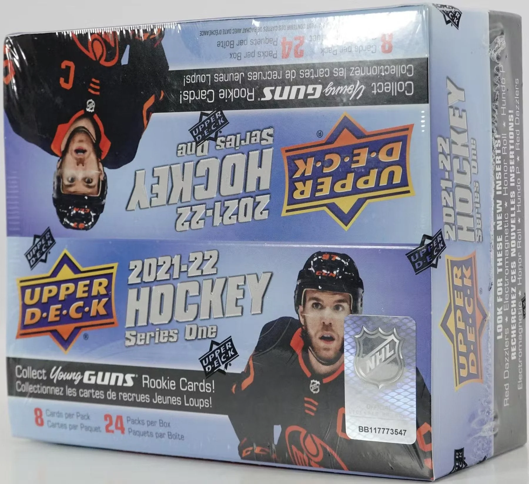 2021-22 Upper Deck Series 1 Hockey Retail 24-Pack Box - Image 2