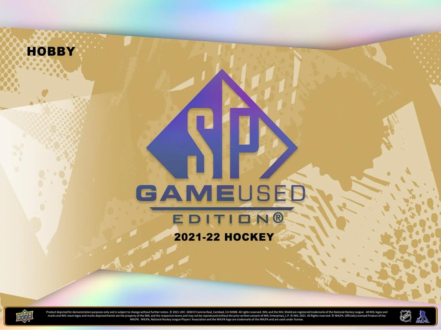 2021-22 Upper Deck SP Game Used Hockey Hobby Box - Image 3
