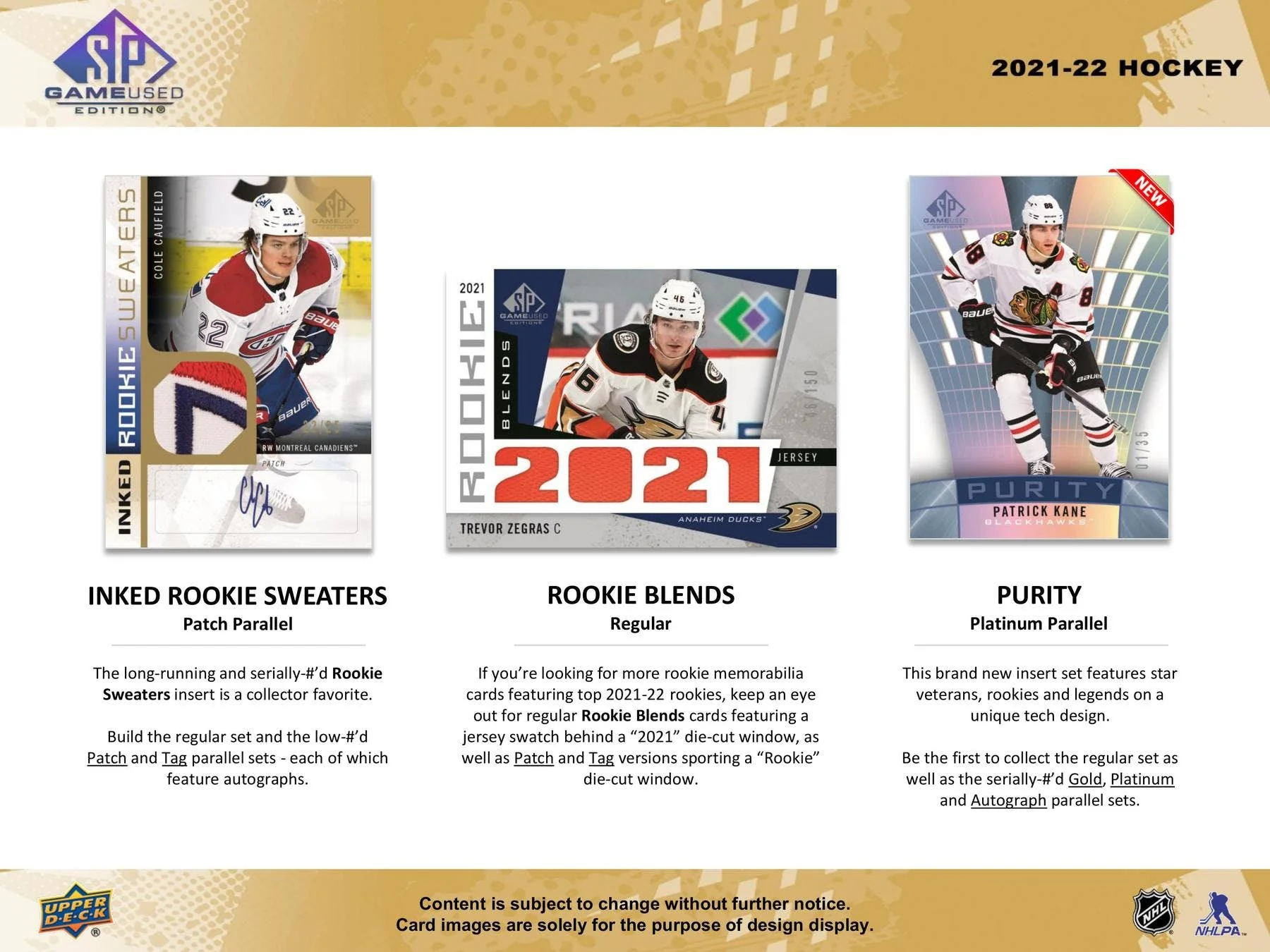 2021-22 Upper Deck SP Game Used Hockey Hobby Box - Image 5