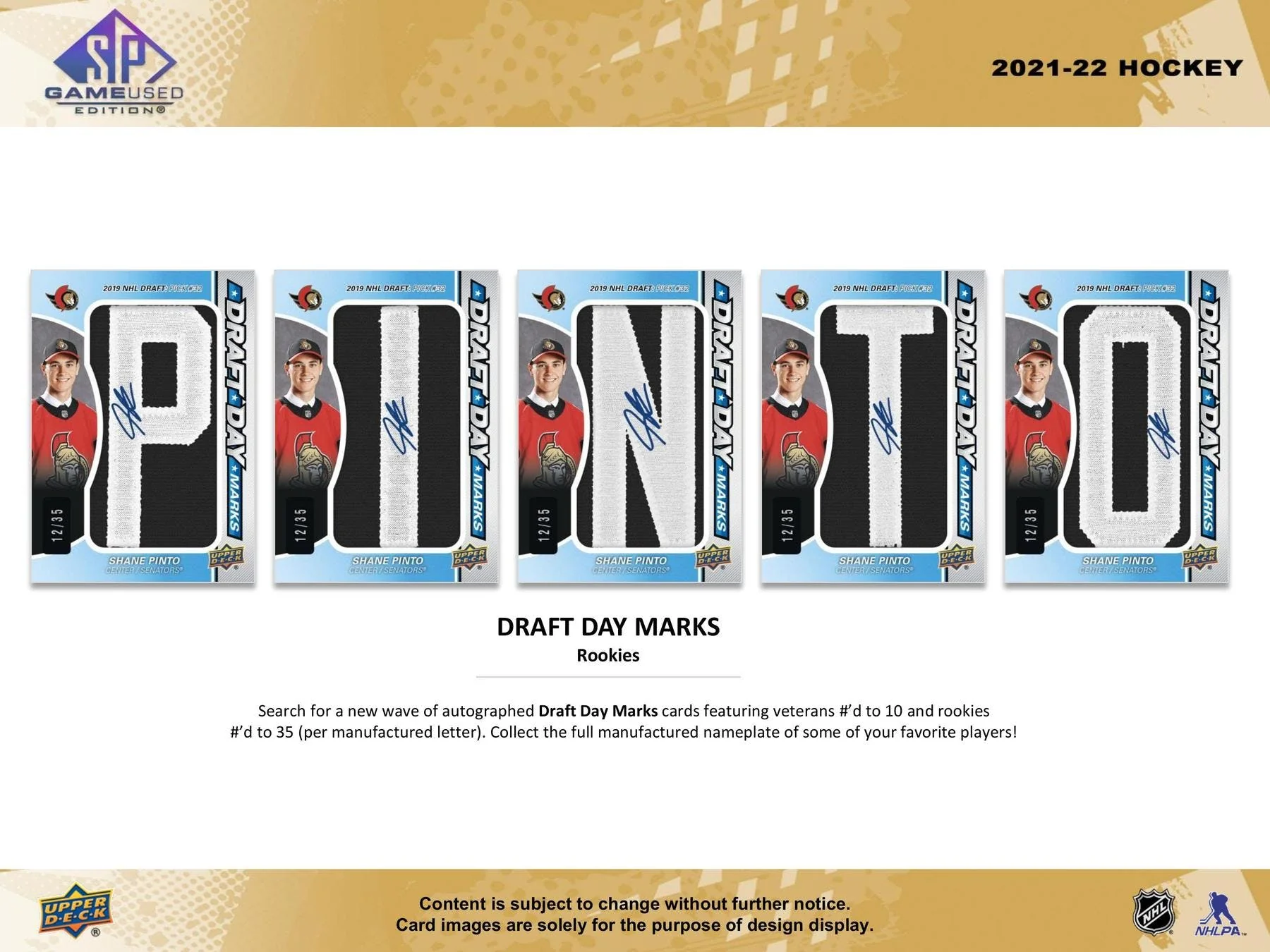 2021-22 Upper Deck SP Game Used Hockey Hobby Box - Image 6