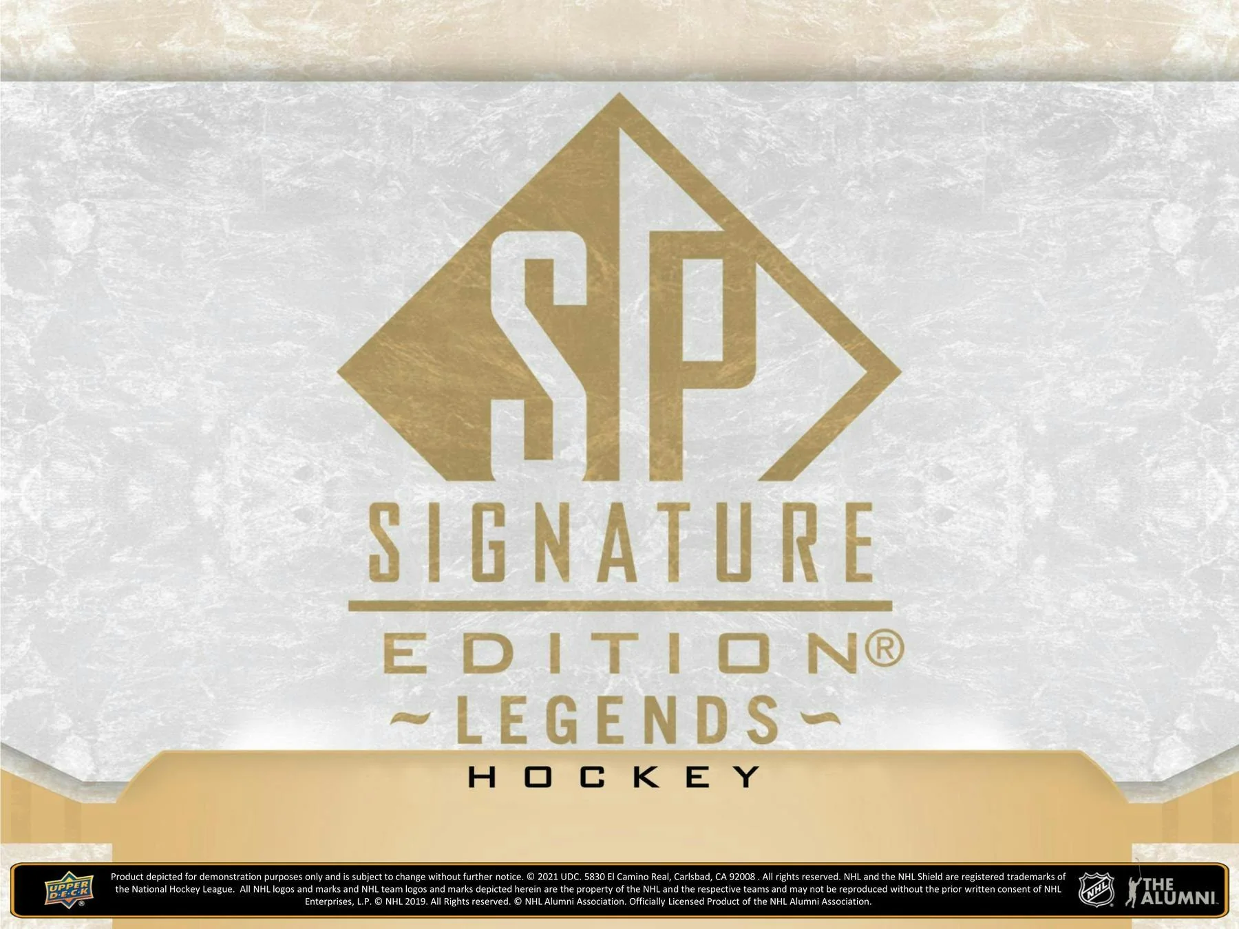 2020-21 Upper Deck SP Signature Legends Hockey Hobby Box - Image 3