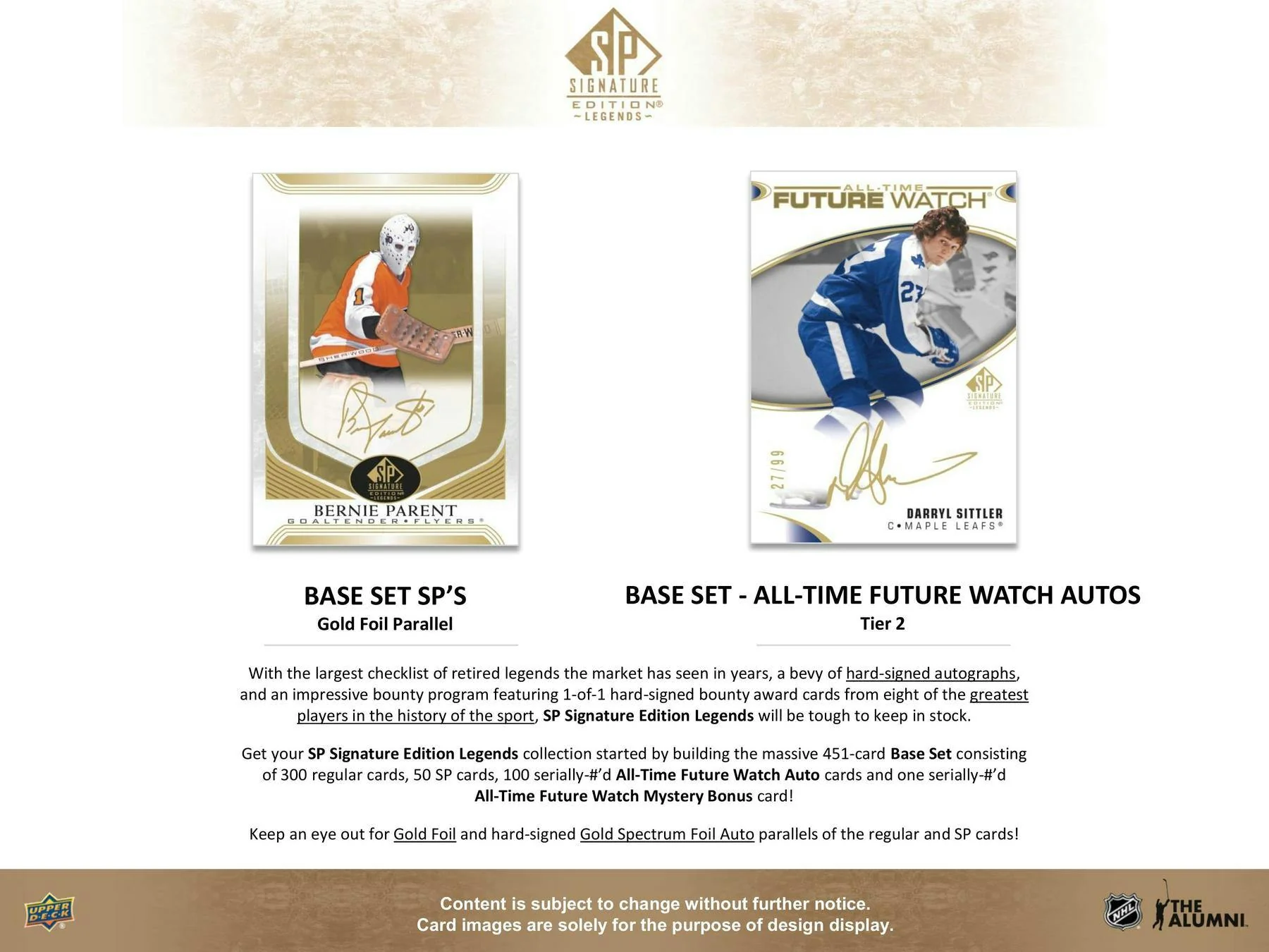 2020-21 Upper Deck SP Signature Legends Hockey Hobby Box - Image 4