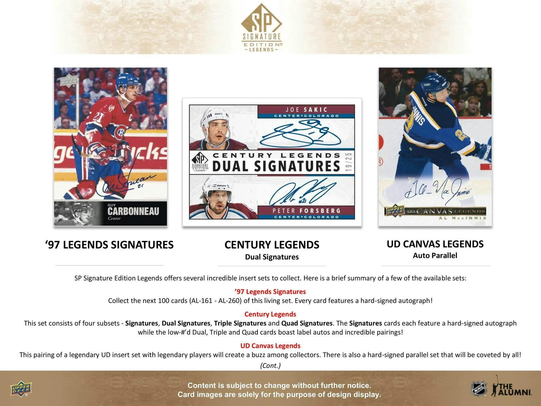 2020-21 Upper Deck SP Signature Legends Hockey Hobby Box - Image 5
