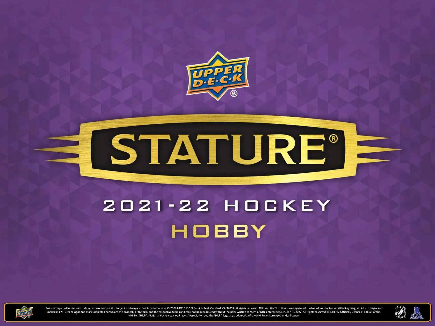 2021-22 Upper Deck Stature Hockey Hobby Box - Image 2