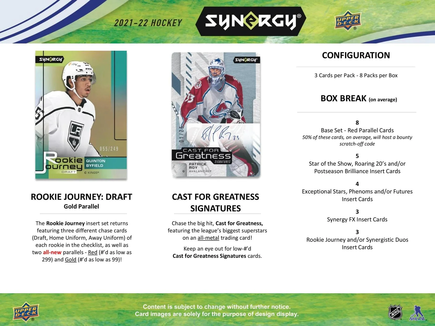 2021-22 Upper Deck Synergy Hockey Hobby Box - Image 7