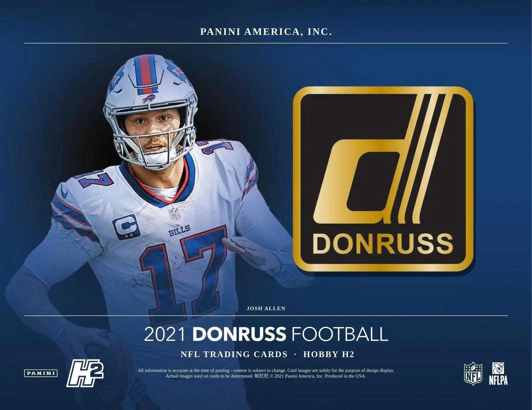 2021 Panini Donruss Football H2 Hobby Hybrid Box - Image 3