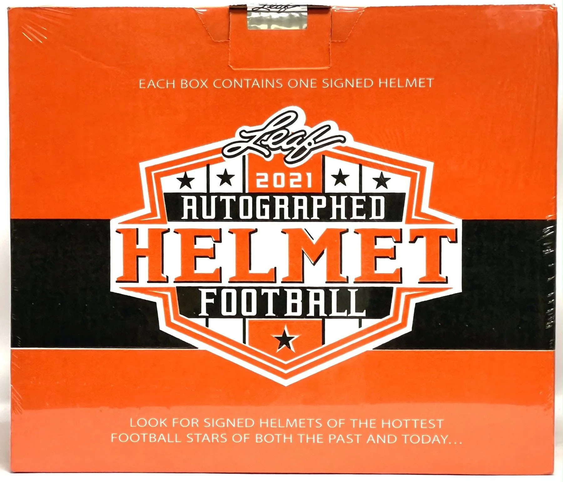 2021 Leaf Autographed Full Sized Helmet Football Box