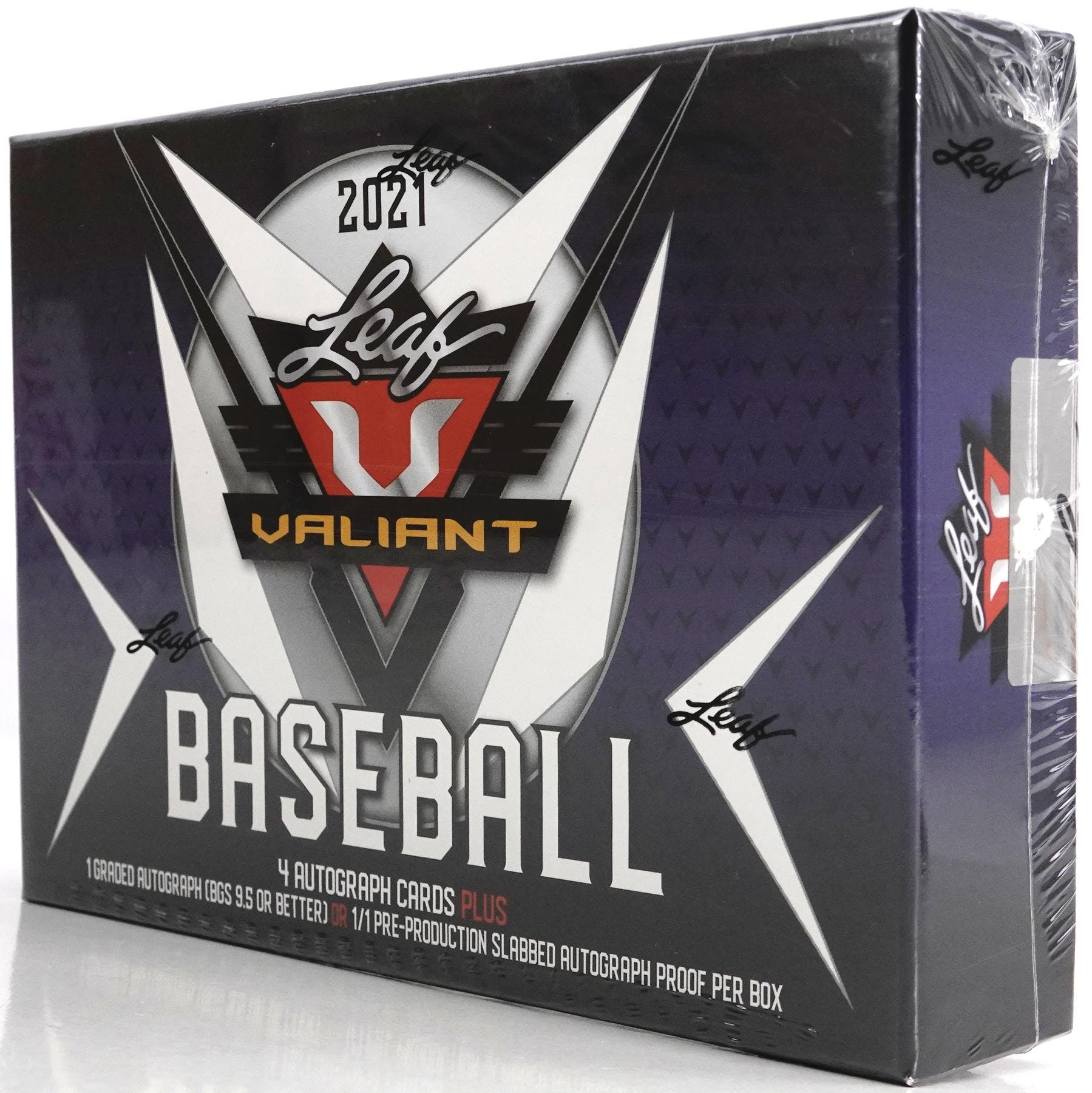 2021 Leaf Valiant Baseball Hobby Box - Image 2