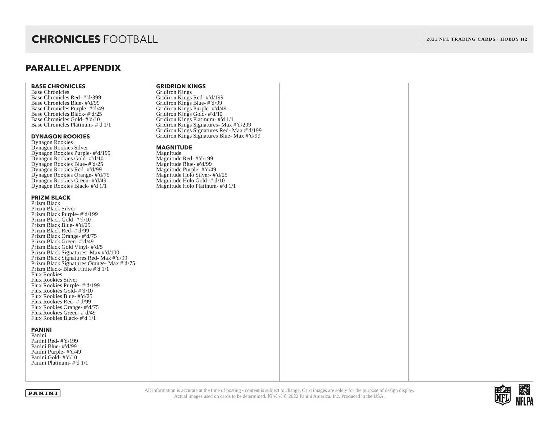 2021 Panini Chronicles Football H2 Box - Image 10