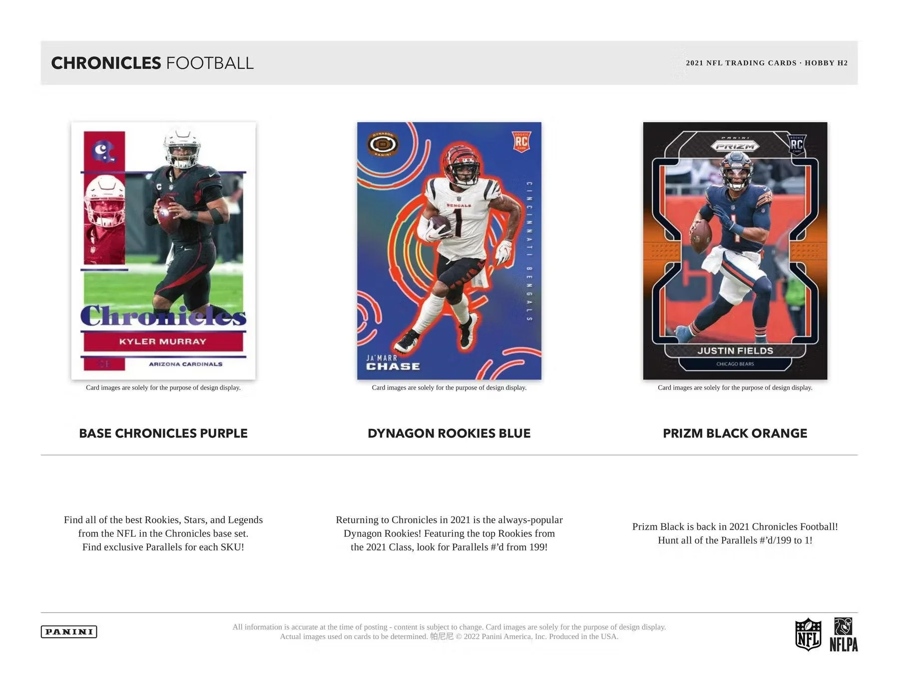 2021 Panini Chronicles Football H2 Box - Image 6