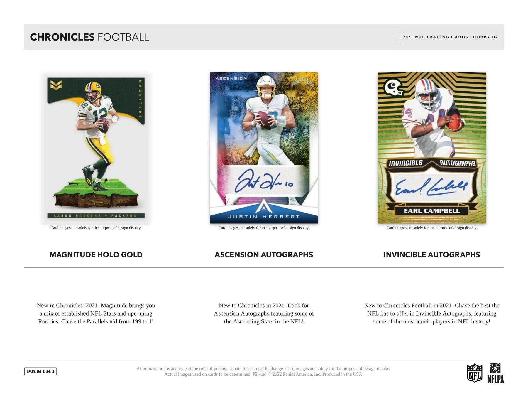 2021 Panini Chronicles Football H2 Box - Image 8
