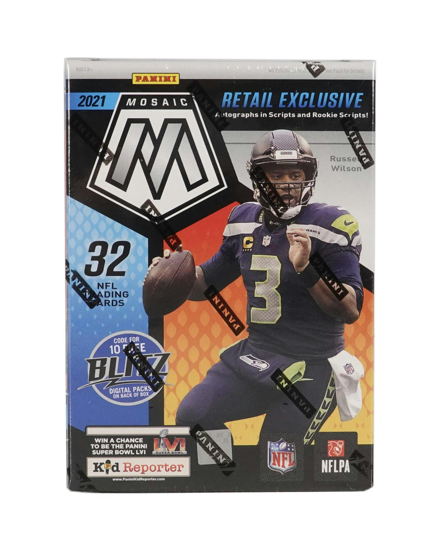 2021 Panini Mosaic Football 8-Pack Blaster Box (Exclusive Scripts!)