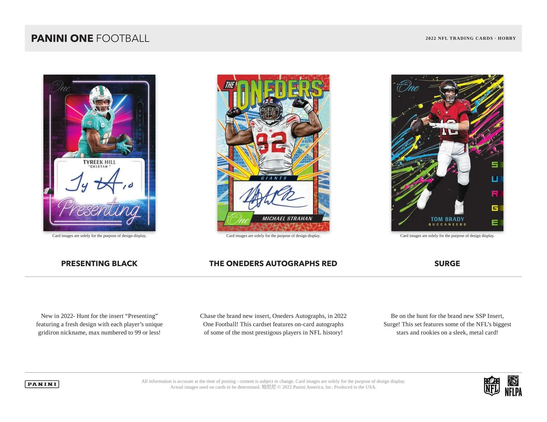 2022 Panini One Football Hobby Box - Image 6