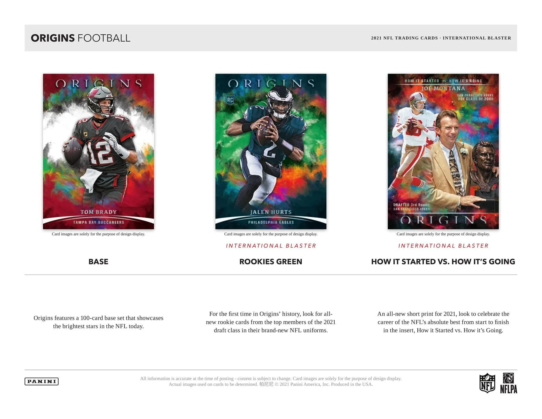 2021 Panini Origins Football International Blaster Box - Image 4