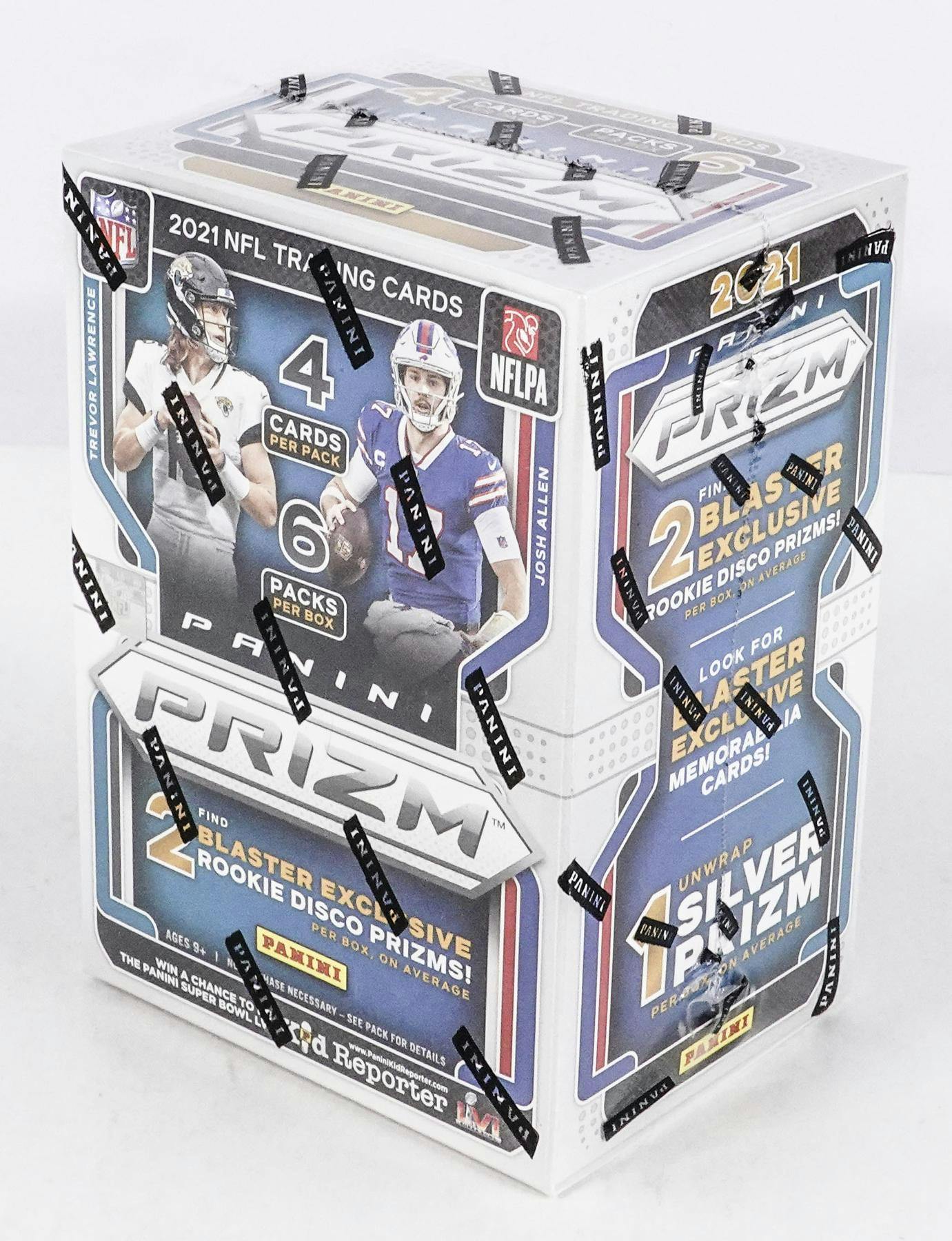 2021 Panini Prizm Football 6-Pack Blaster Box (Disco Prizms!) - Image 2