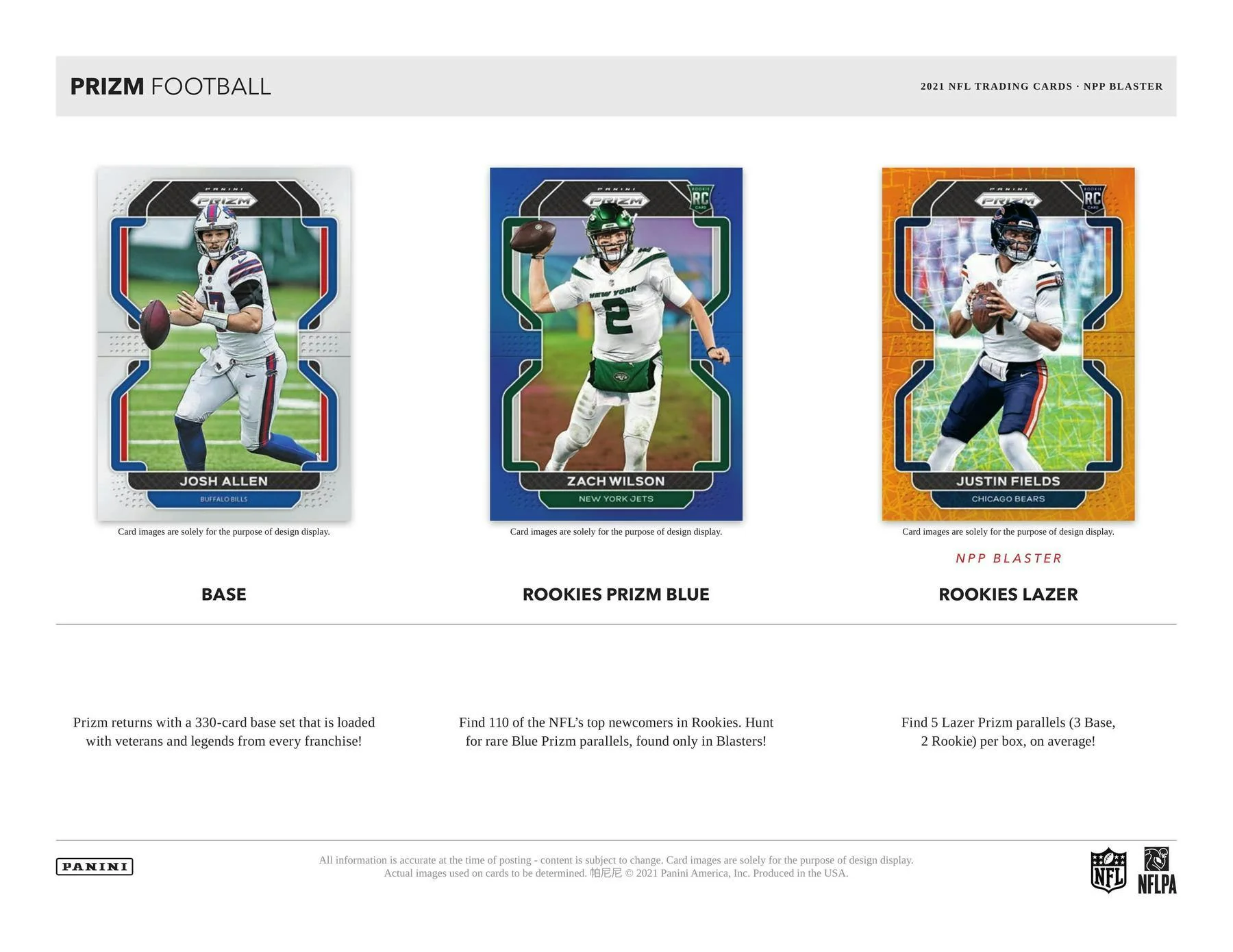 2021 Panini Prizm Football 6-Pack Blaster Box (Disco Prizms!) - Image 4