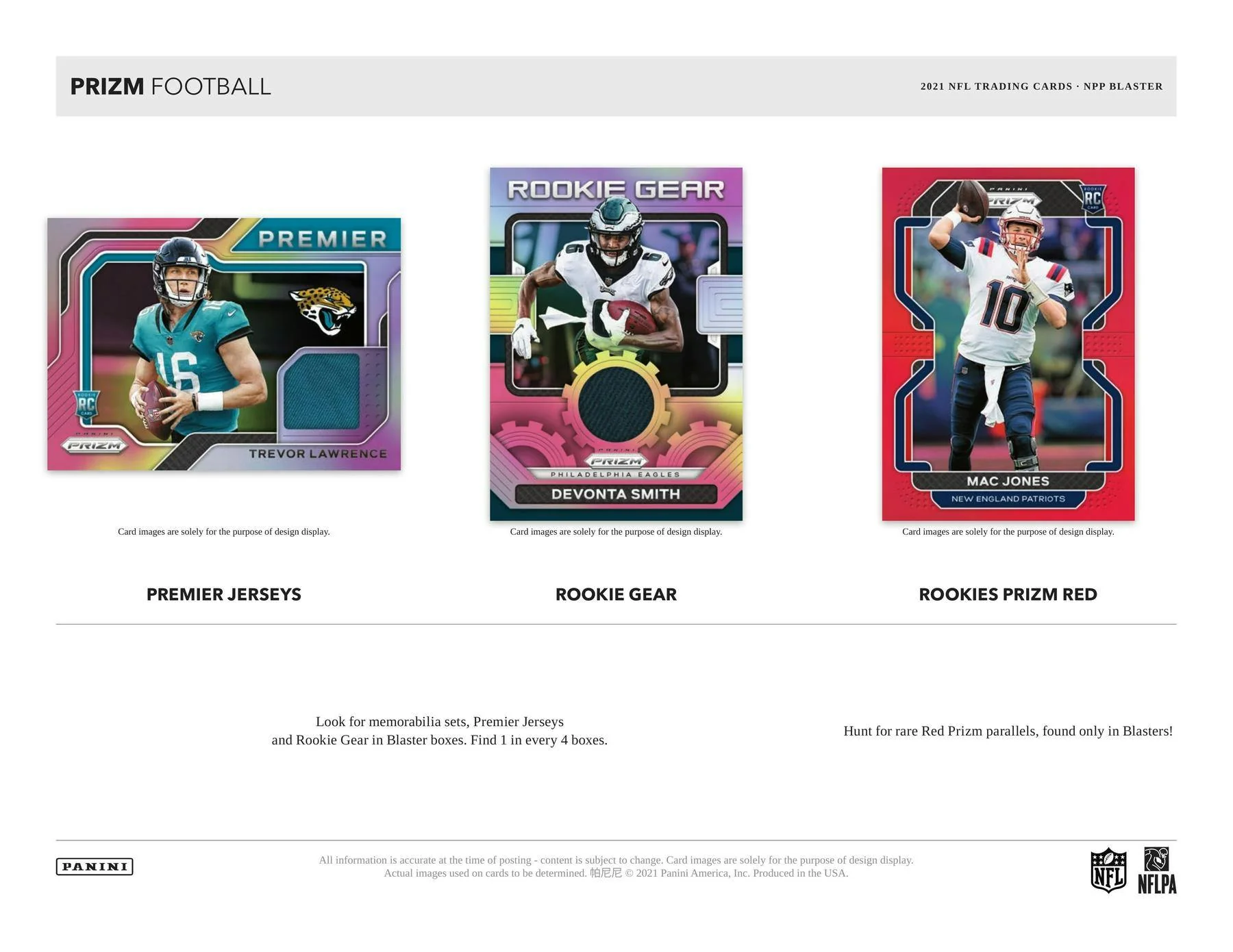 2021 Panini Prizm Football 6-Pack Blaster Box (Disco Prizms!) - Image 5