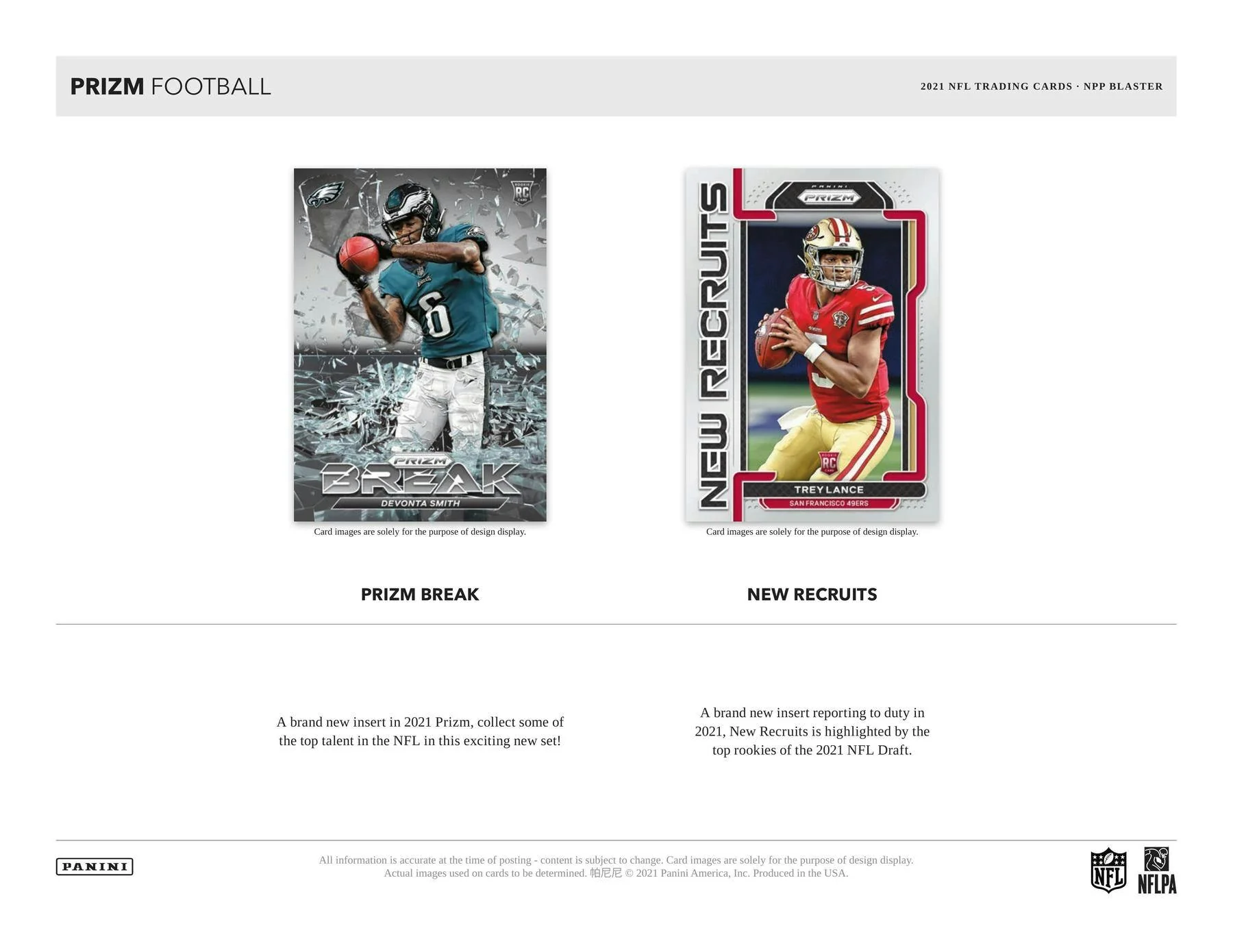 2021 Panini Prizm Football 6-Pack Blaster Box (Disco Prizms!) - Image 6