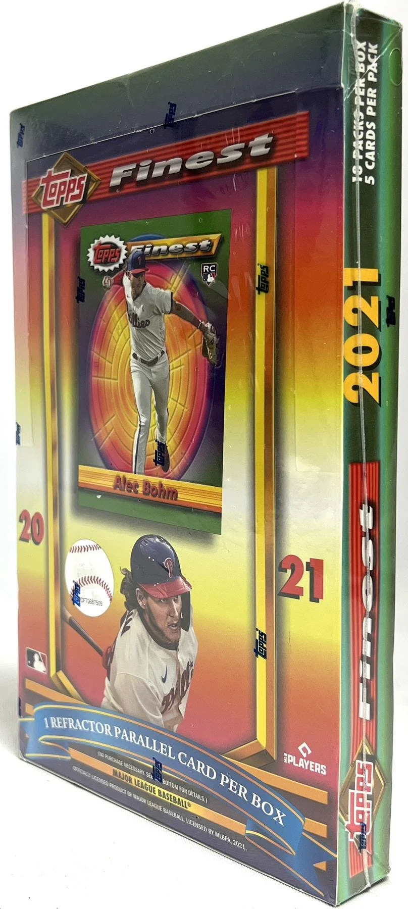 2021 Topps Finest Flashback Baseball Hobby Box - Image 2