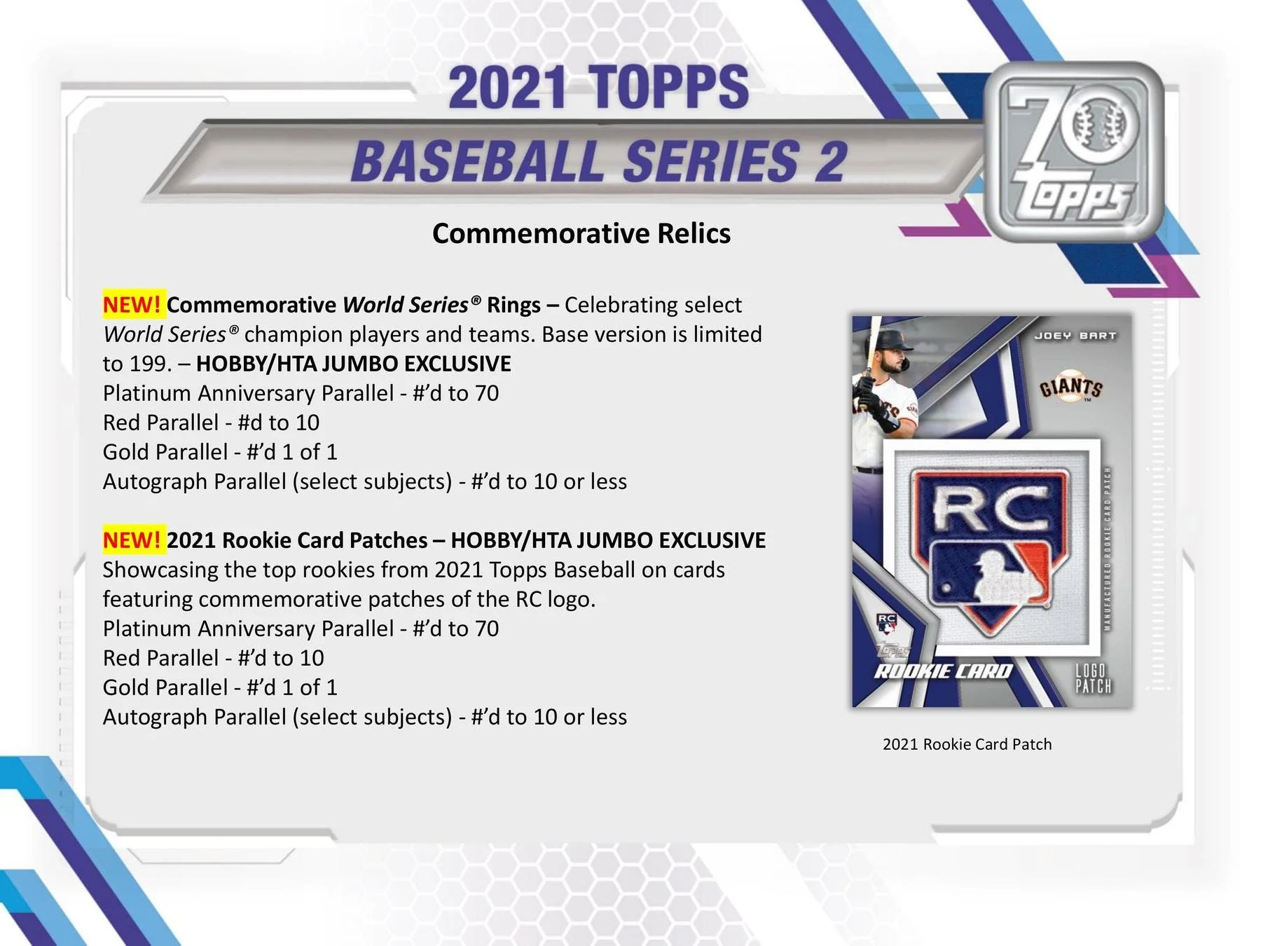 2021 Topps Series 2 Baseball Hobby Box - Image 11