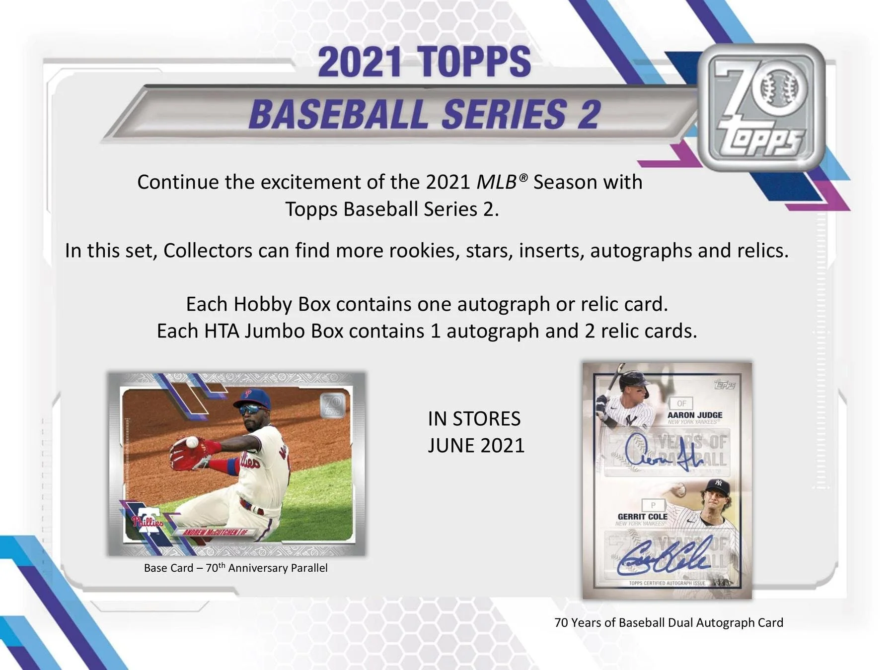 2021 Topps Series 2 Baseball Hobby Box - Image 5