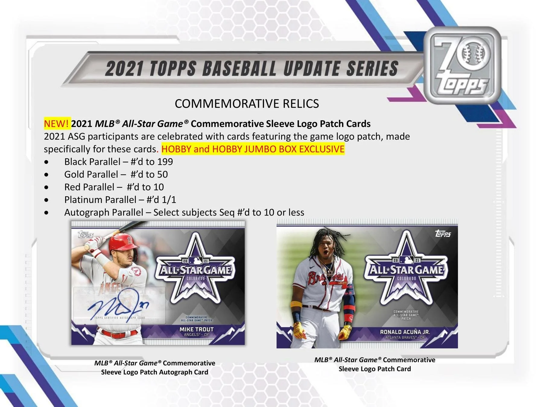 2021 Topps Update Series Baseball Hobby Box - Image 7
