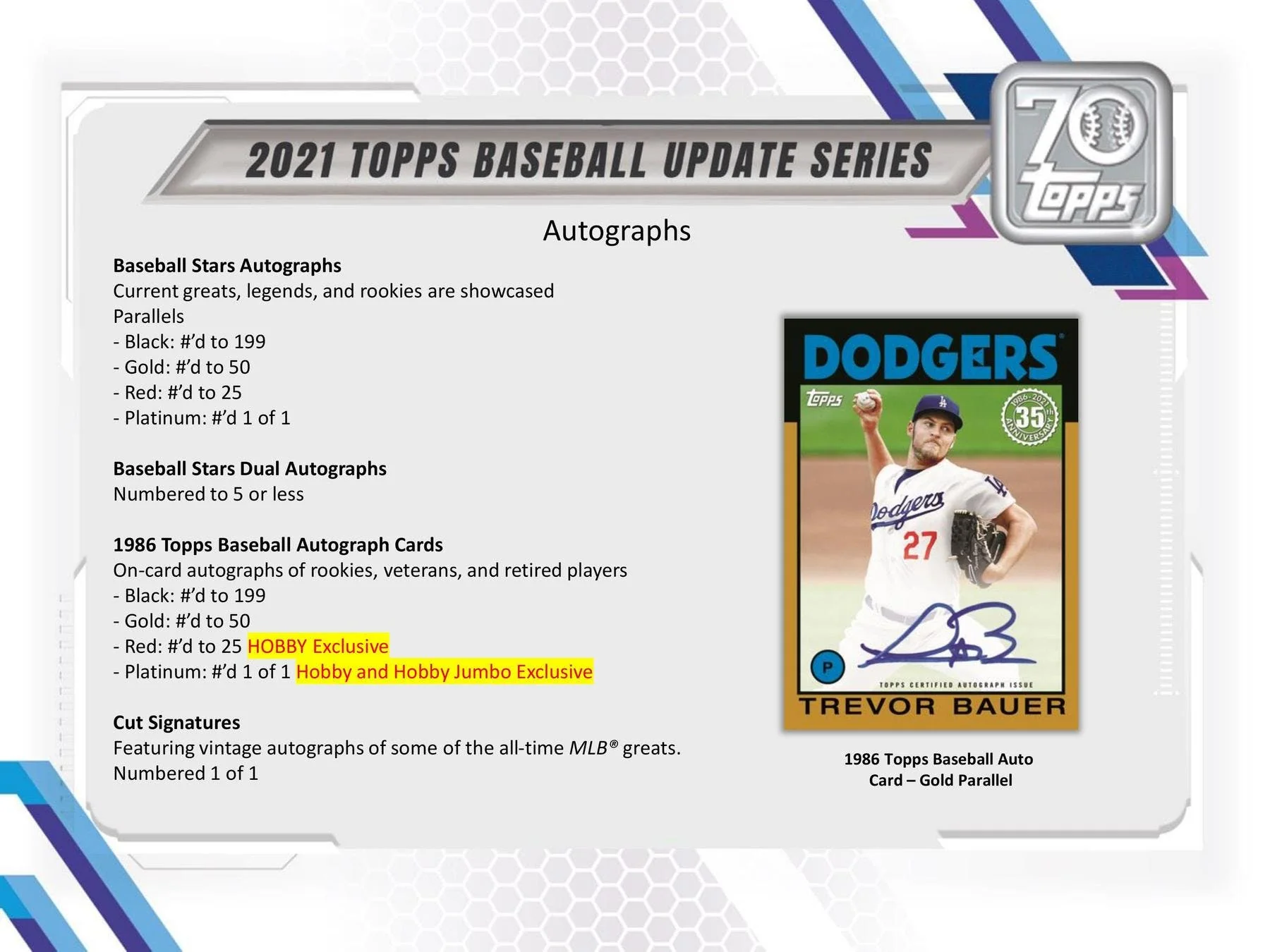 2021 Topps Update Series Baseball Hobby Box - Image 8