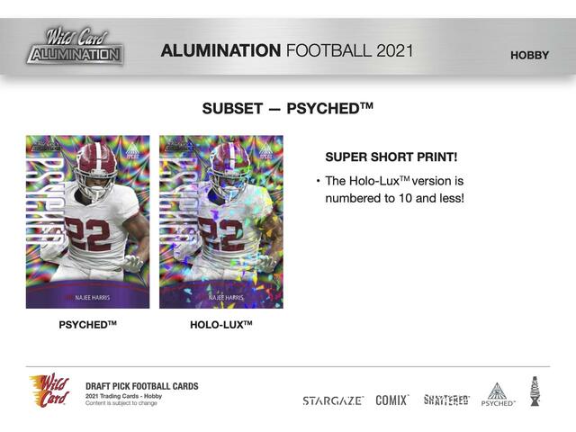 2021 Wild Card Alumination Football Hobby Box - Image 7