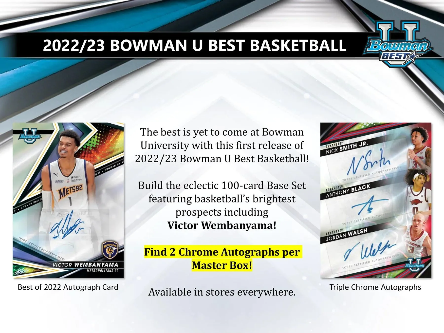 2022/23 Bowman University's Best Basketball Hobby Box - Image 5