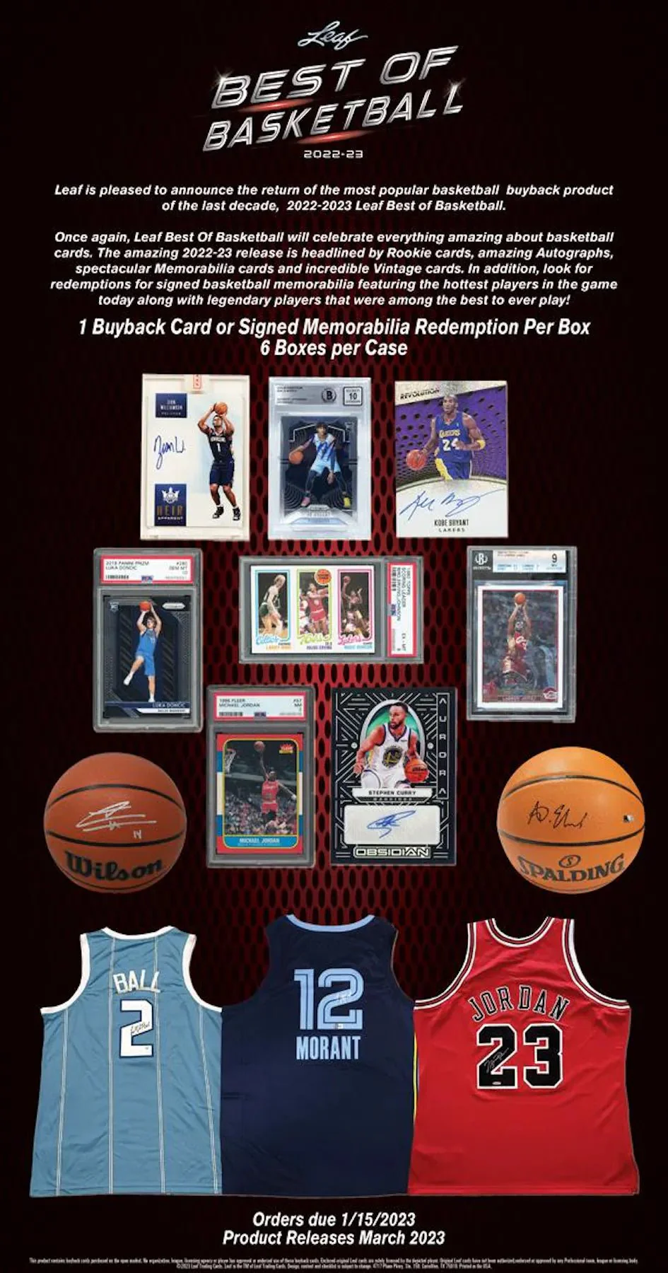 2022-23 Leaf Best Of Basketball Hobby Box - Image 3