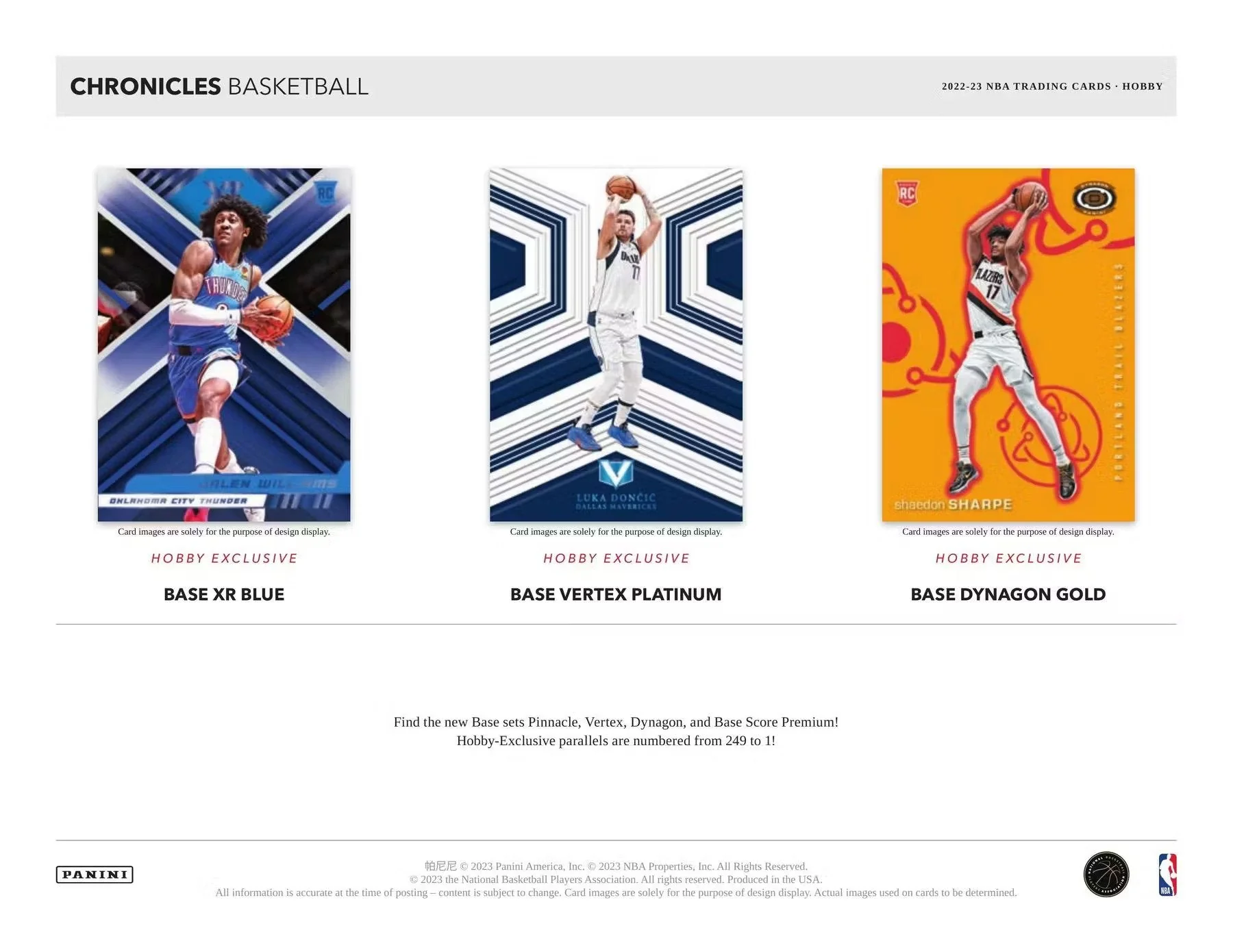 2022-23 Panini Chronicles Basketball Hobby Box - Image 3