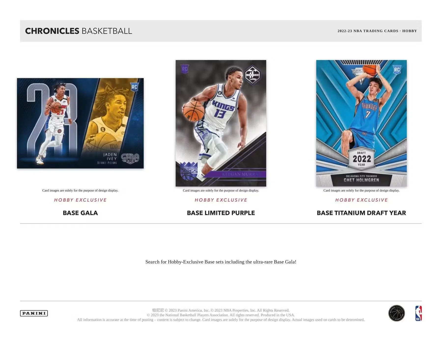 2022-23 Panini Chronicles Basketball Hobby Box - Image 4