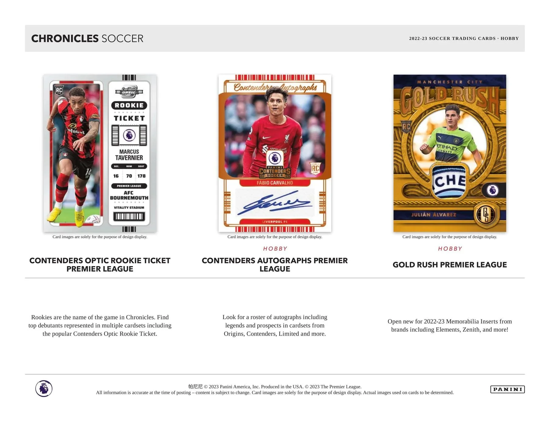 2022-23 Panini Chronicles Soccer Hobby Box - Image 5