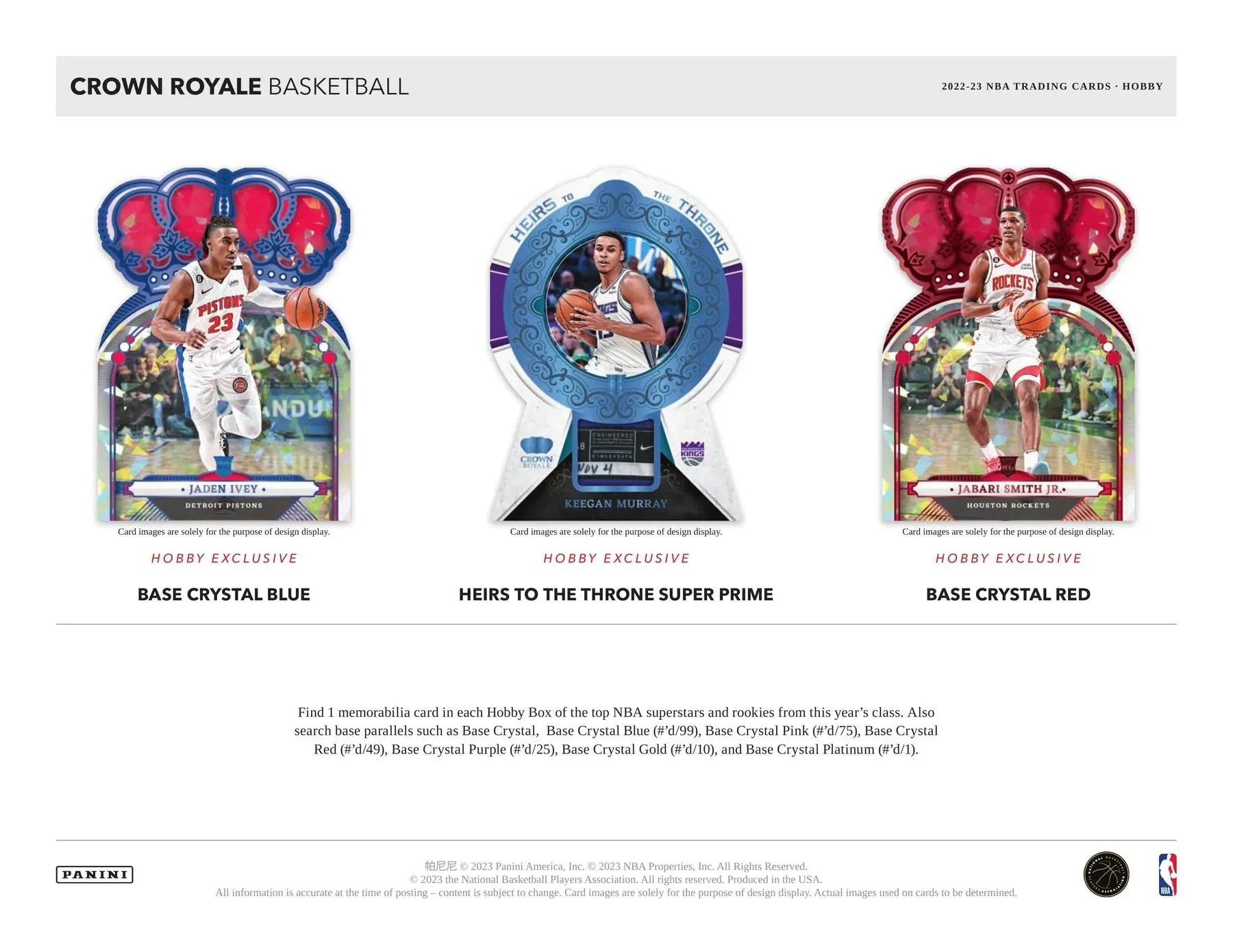 2022-23 Panini Crown Royale Basketball Hobby Box - Image 5