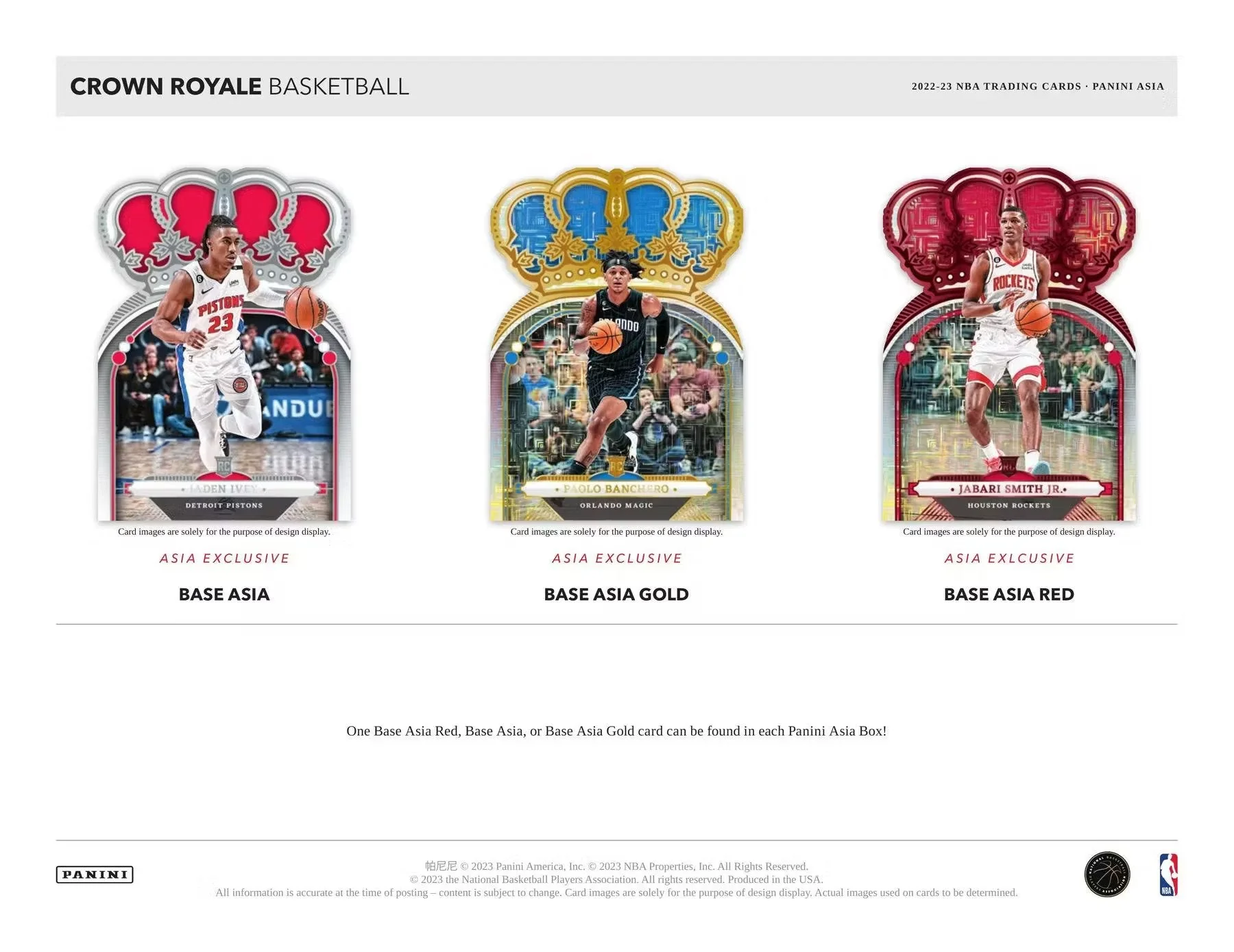 2022-23 Crown Royale NBA Basketball Asia Tmall Box - Image 5
