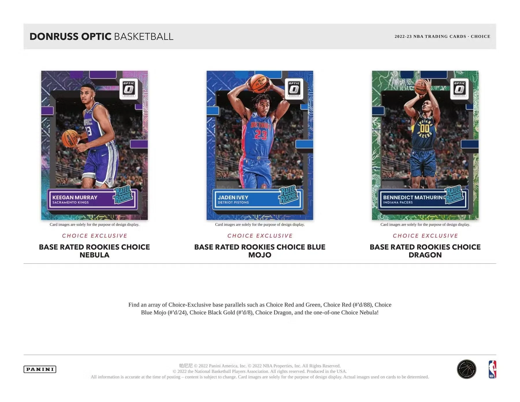 2022-23 Donruss Optic Choice NBA Basketball Box - Image 5