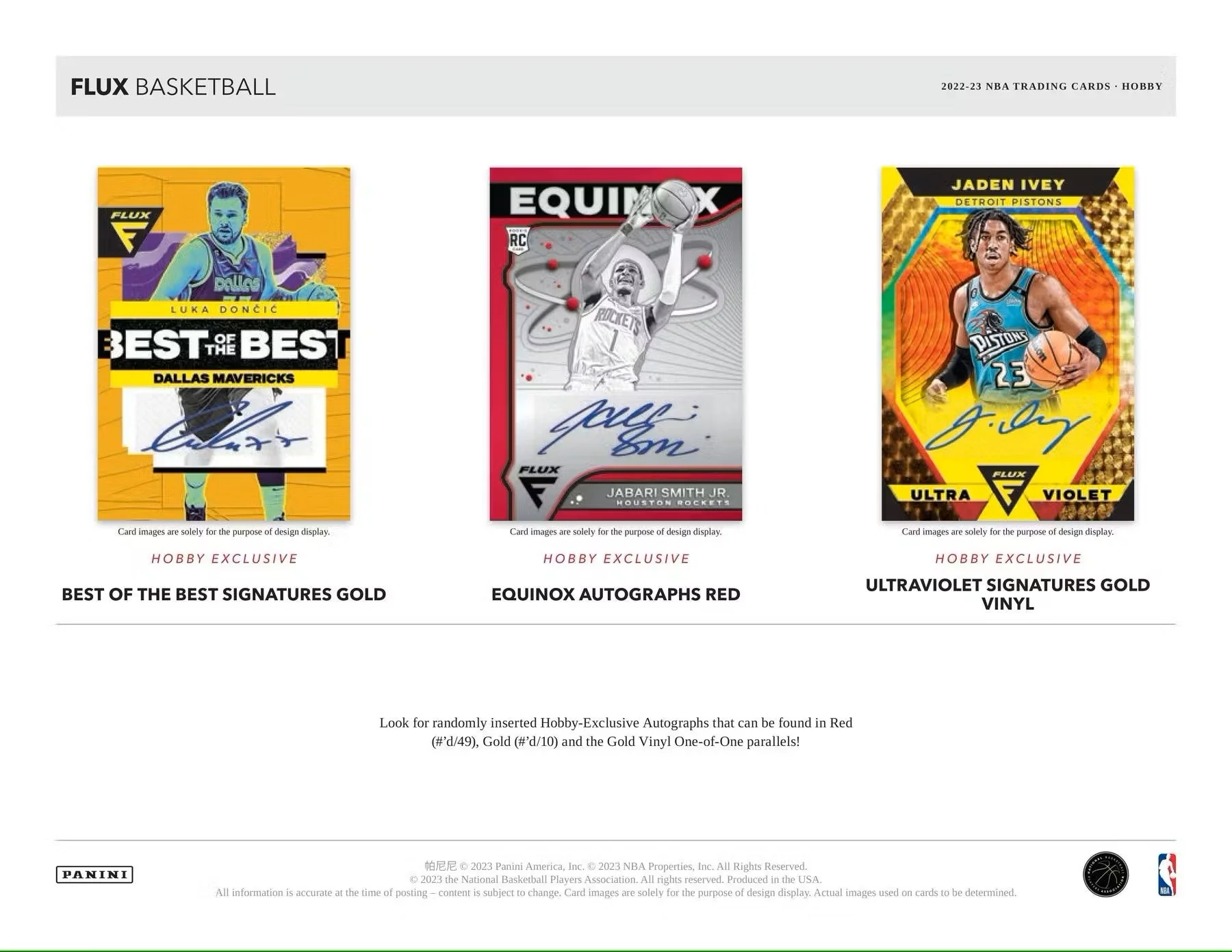 2022/23 Panini Flux Basketball Hobby Box - Image 5