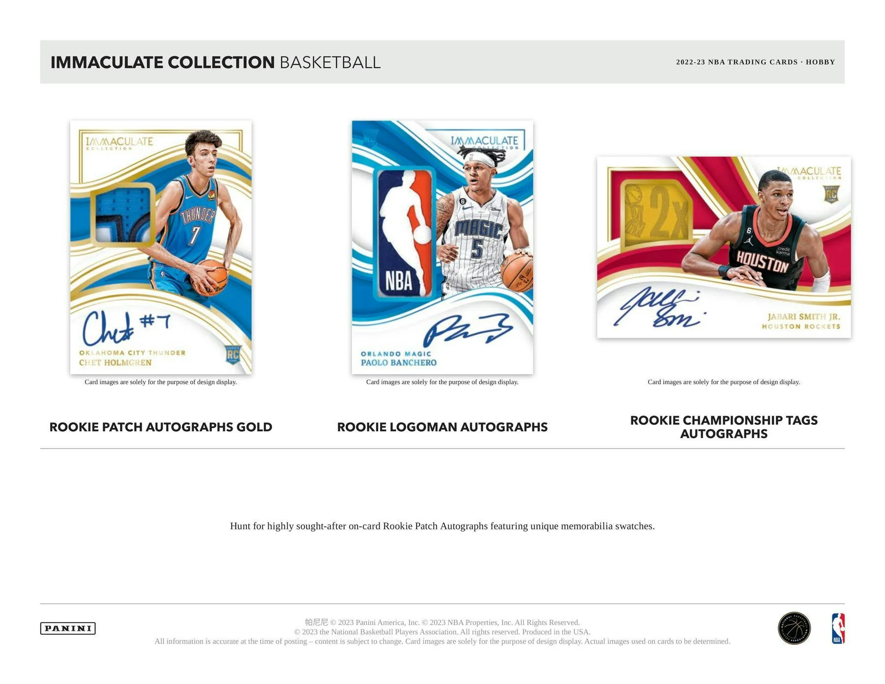 2022-23 Panini Immaculate Basketball Hobby - Image 4