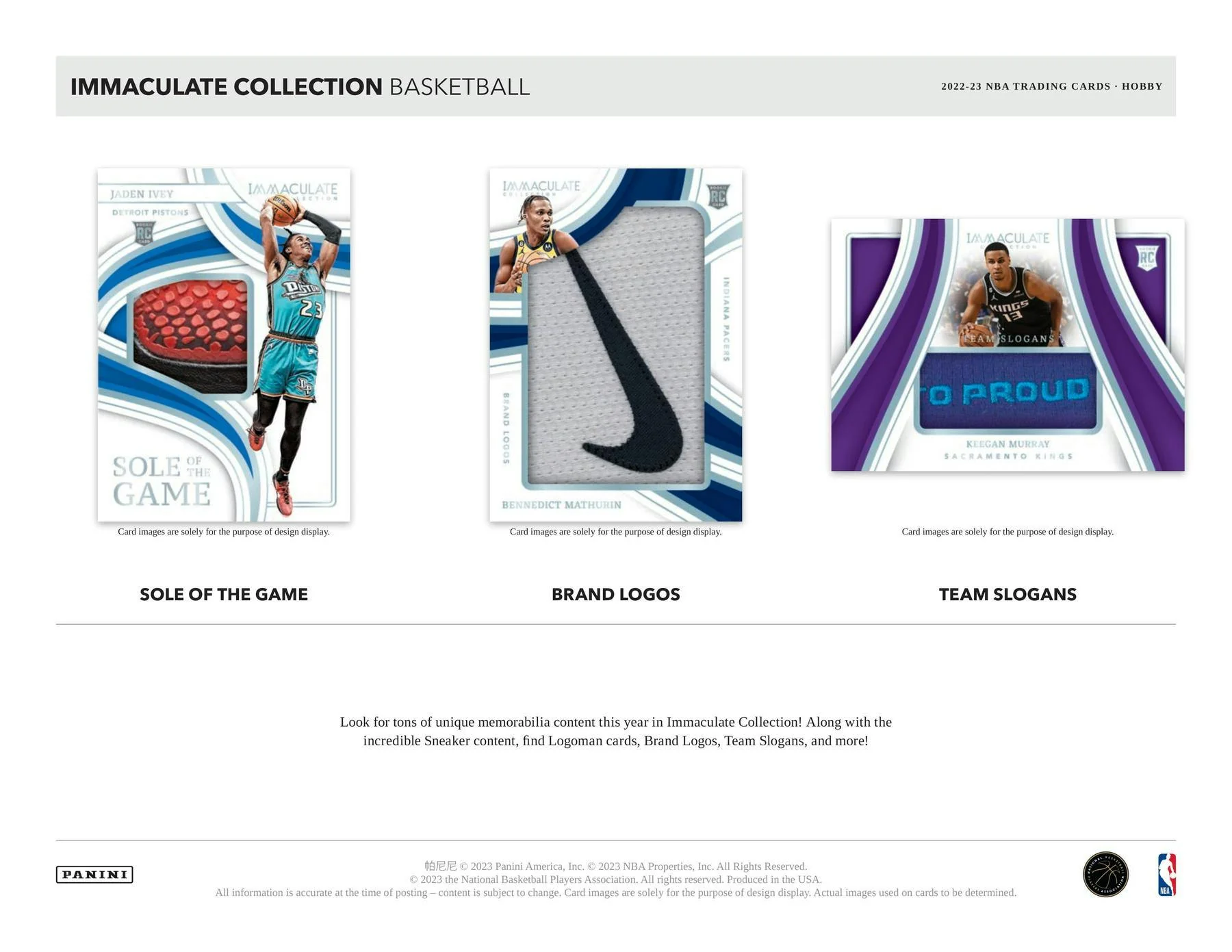 2022-23 Panini Immaculate Basketball Hobby - Image 6