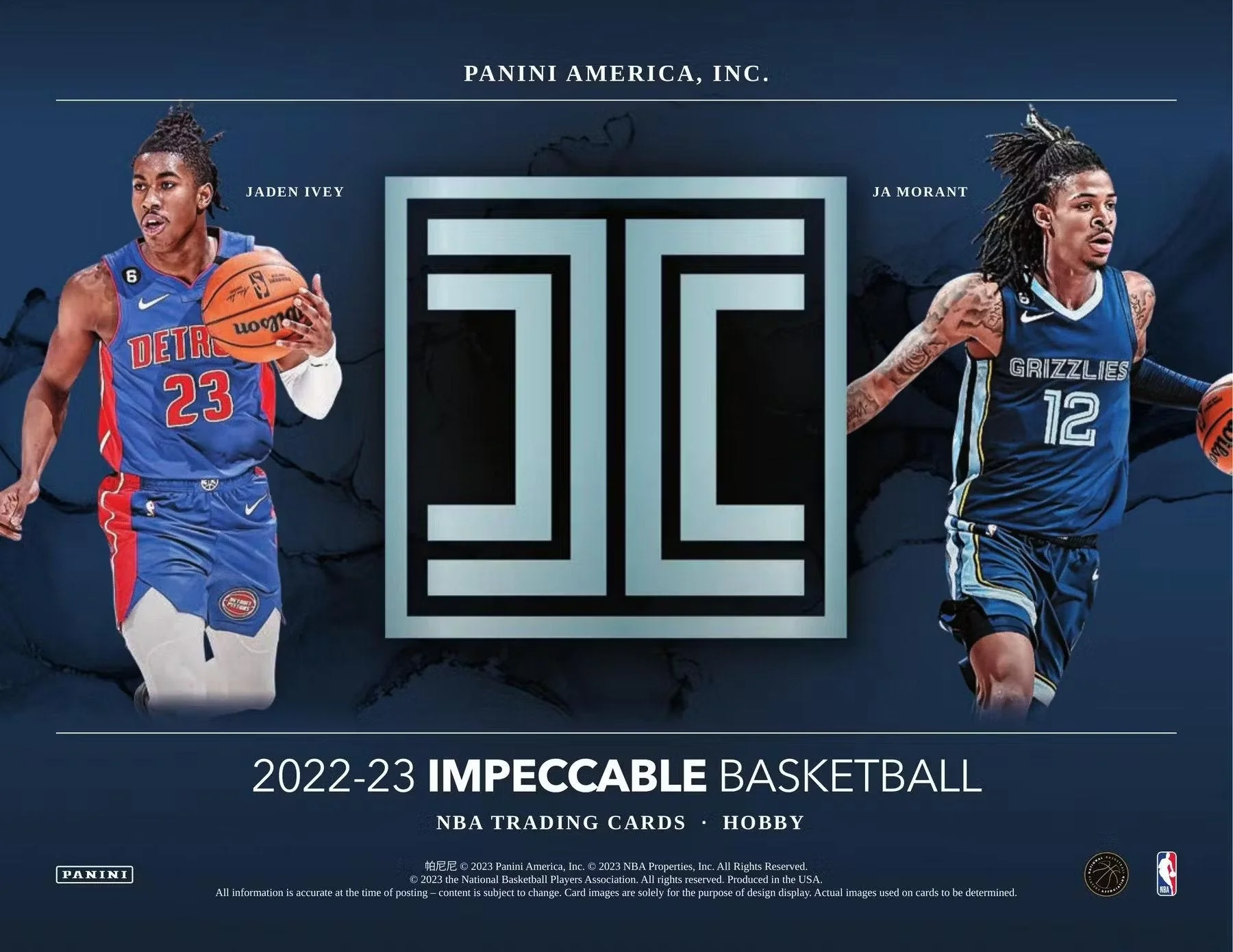 2022-23 Panini Impeccable NBA Basketball Hobby Box - Image 3