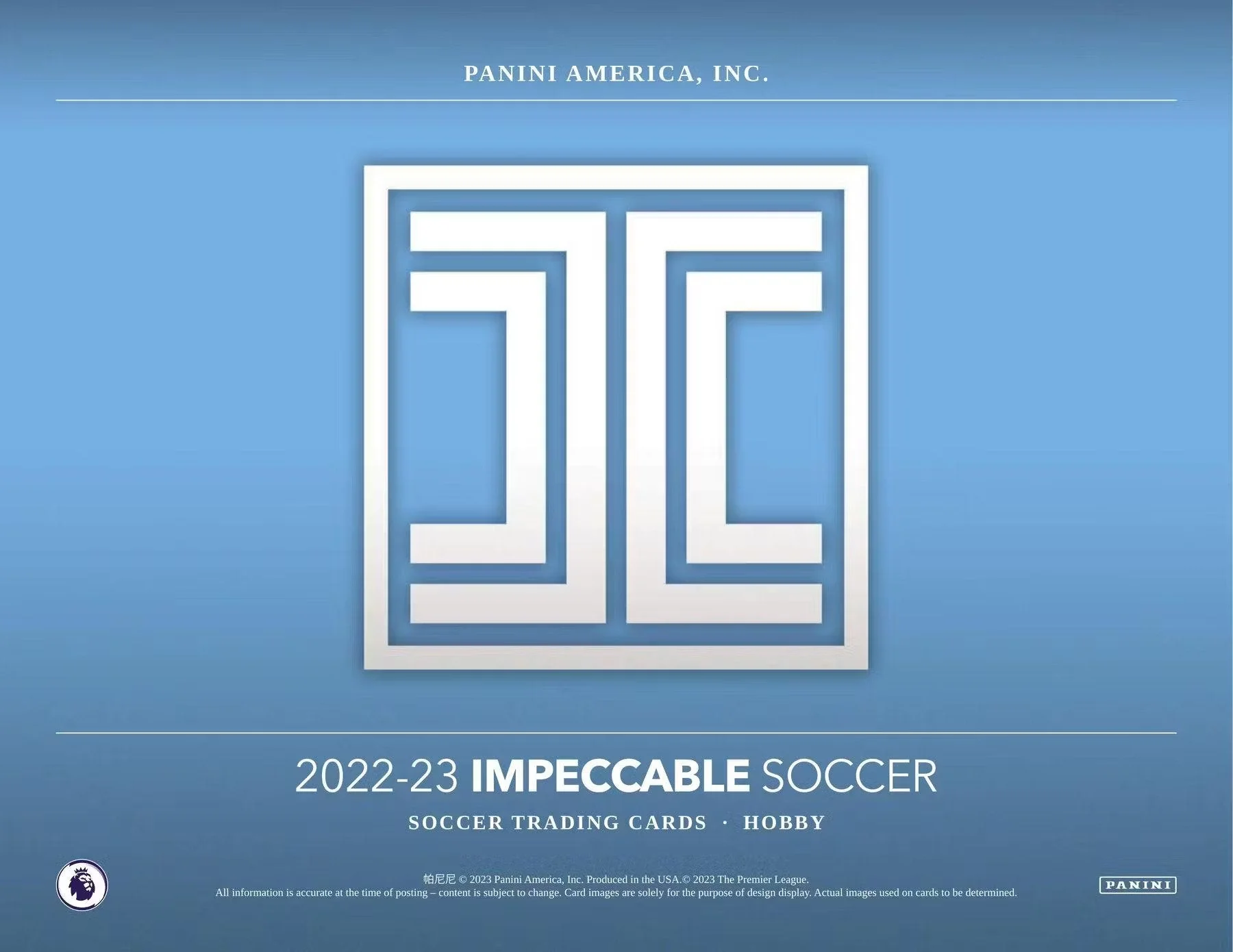 2022-23 Panini Impeccable Premier League EPL Soccer Hobby Box - Image 3