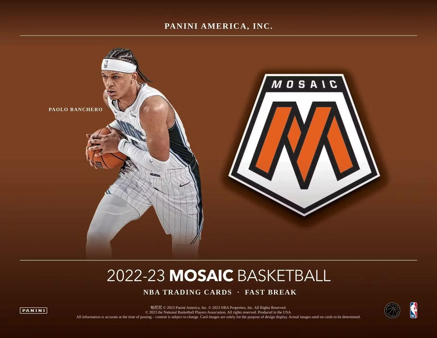 2022-23 Panini Mosaic Basketball Fast Break Box - Image 3
