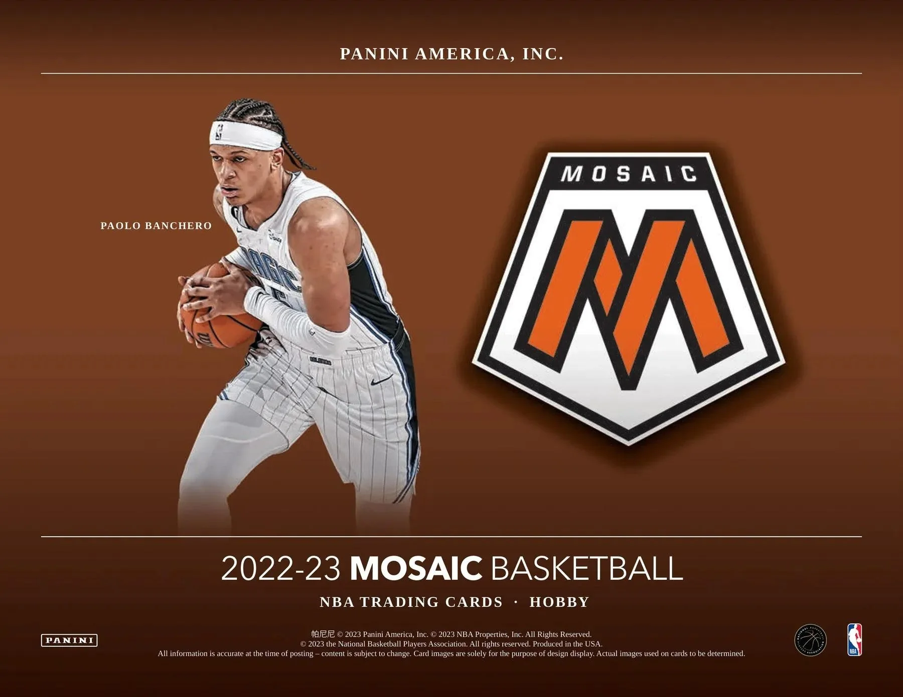 2022-23 Panini Mosaic Basketball Hobby Box - Image 3