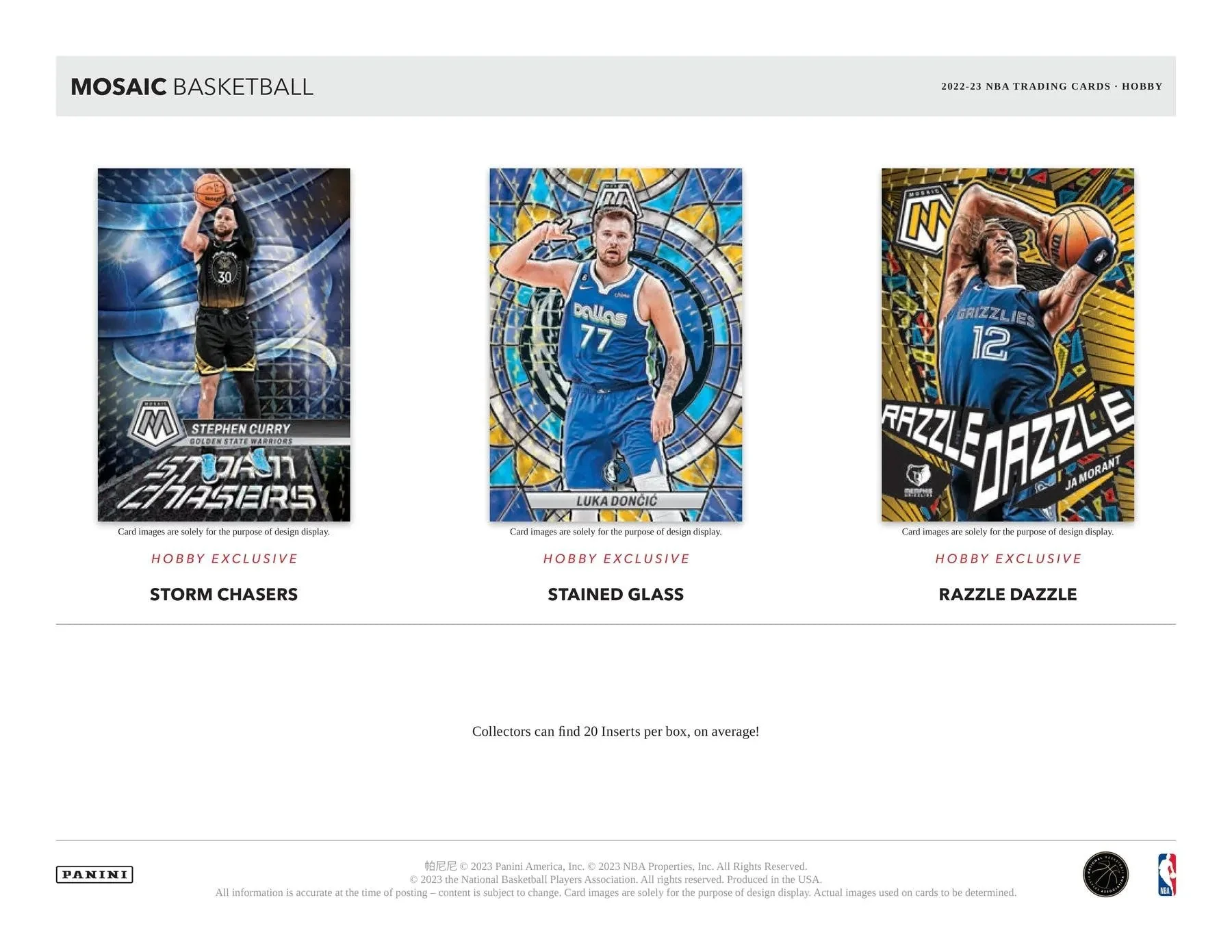 2022-23 Panini Mosaic Basketball Hobby Box - Image 6