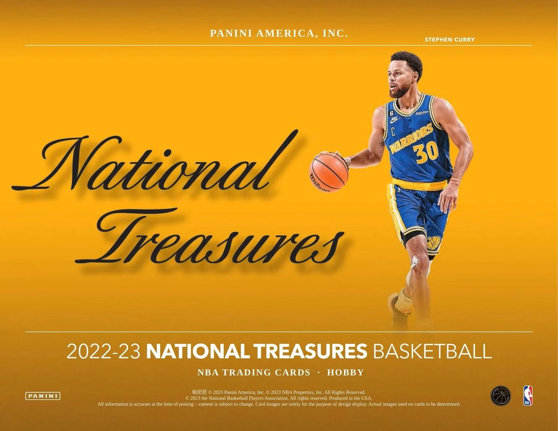 2022/23 Panini National Treasures Basketball Hobby Box - Image 3