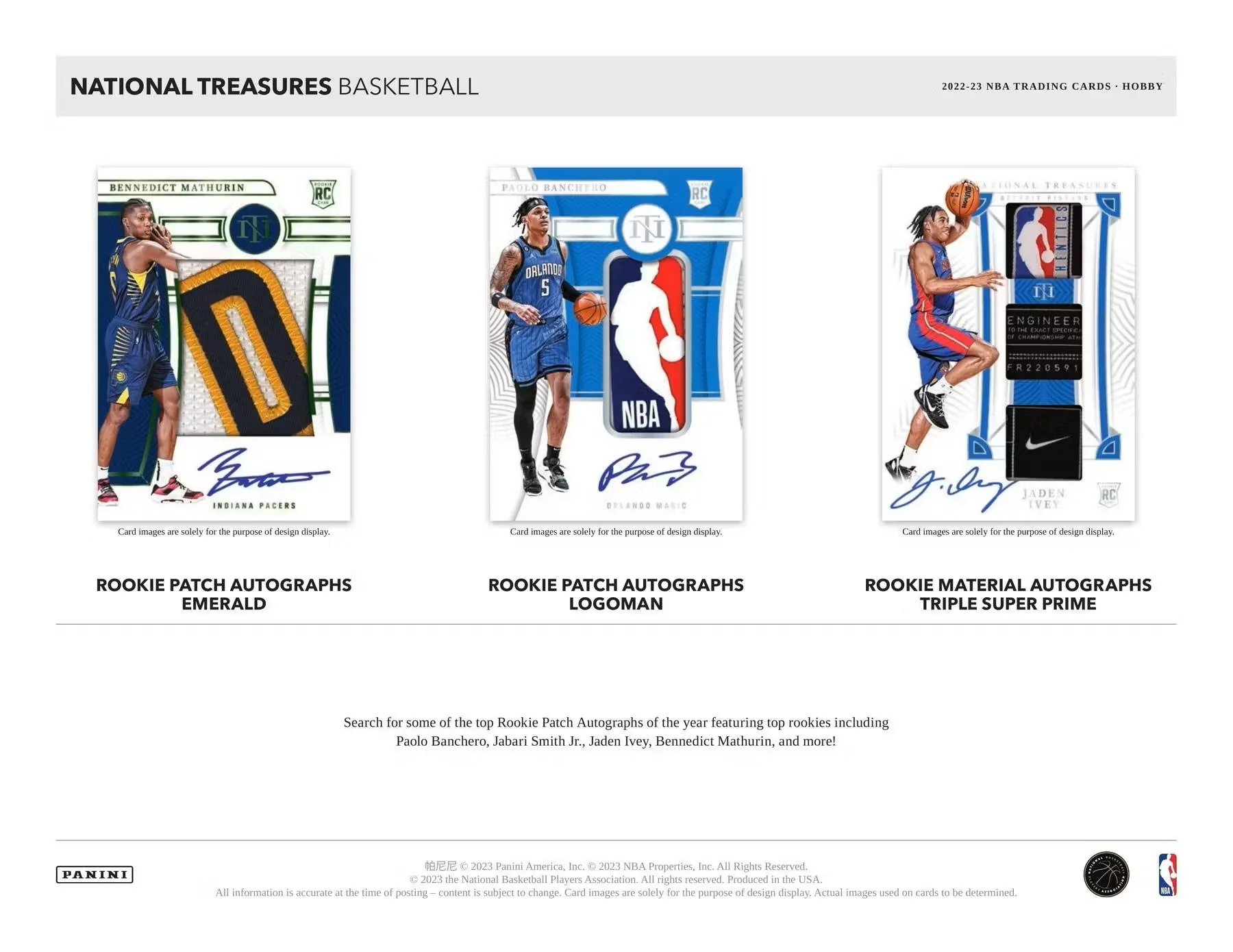 2022/23 Panini National Treasures Basketball Hobby Box - Image 4