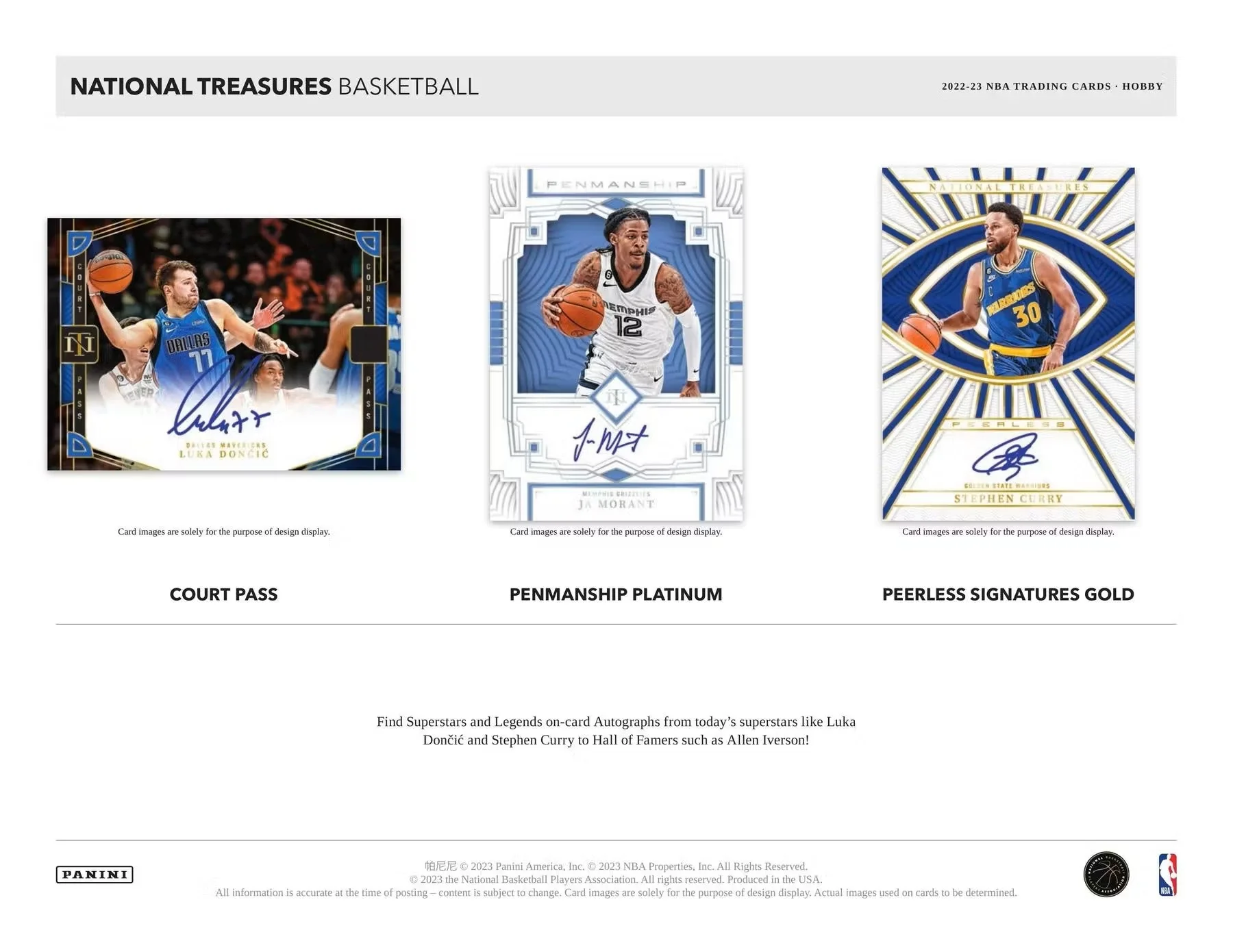 2022/23 Panini National Treasures Basketball Hobby Box - Image 5