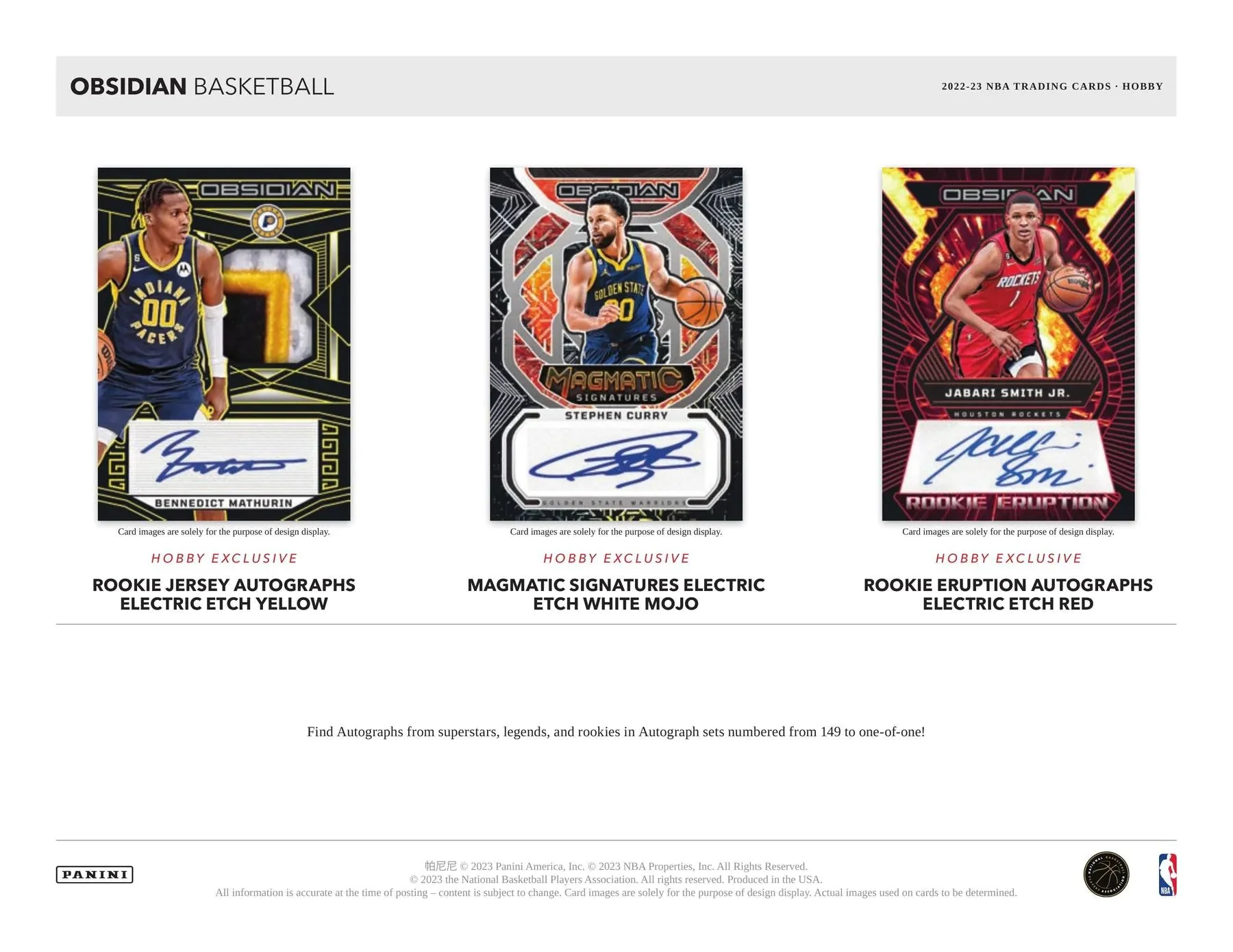 2022-23 Panini Obsidian Basketball Hobby Box - Image 4