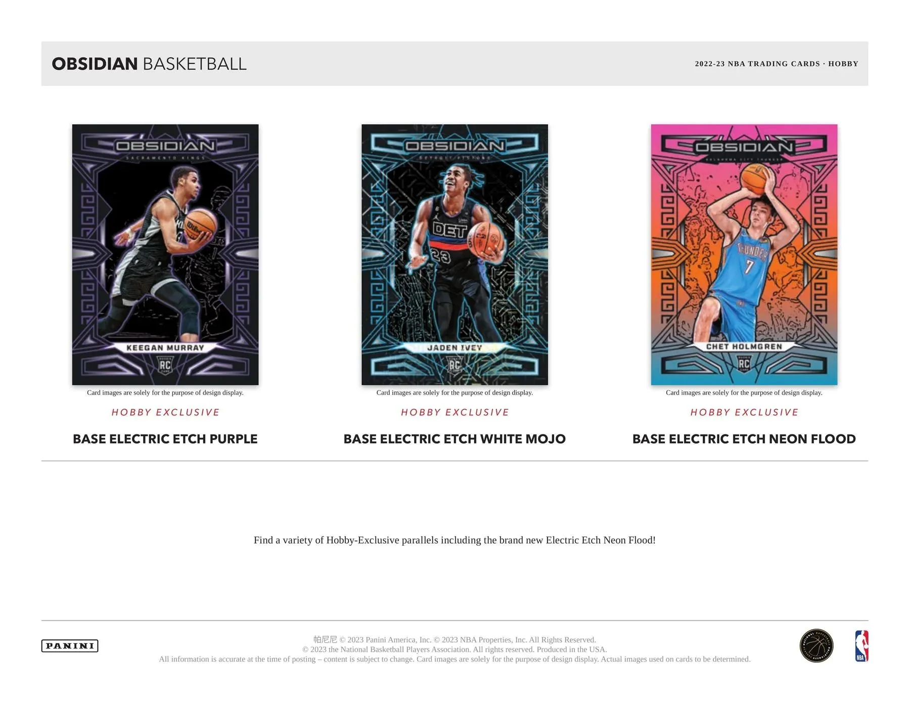 2022-23 Panini Obsidian Basketball Hobby Box - Image 6