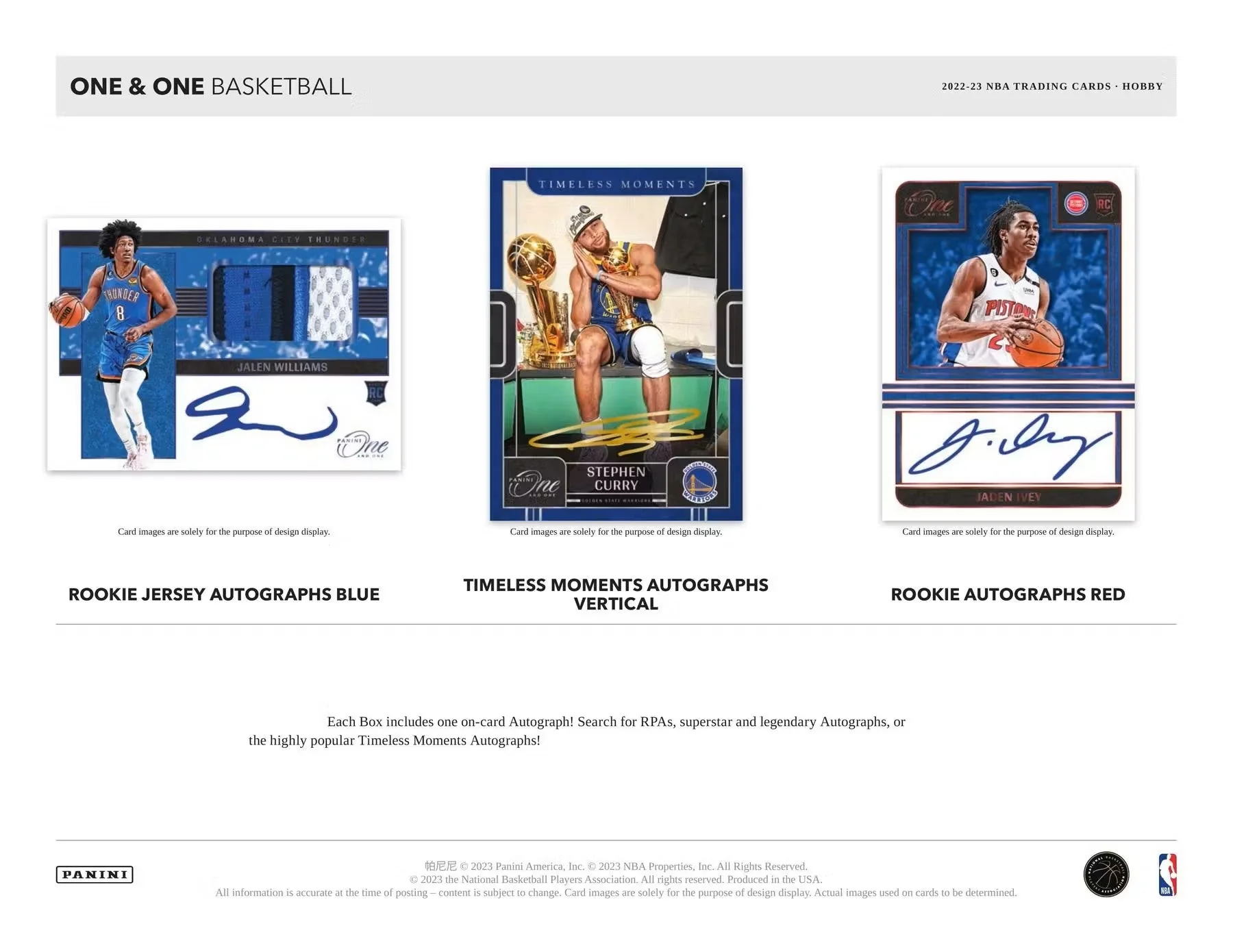2022-23 Panini One and One Basketball Hobby Box - Image 4